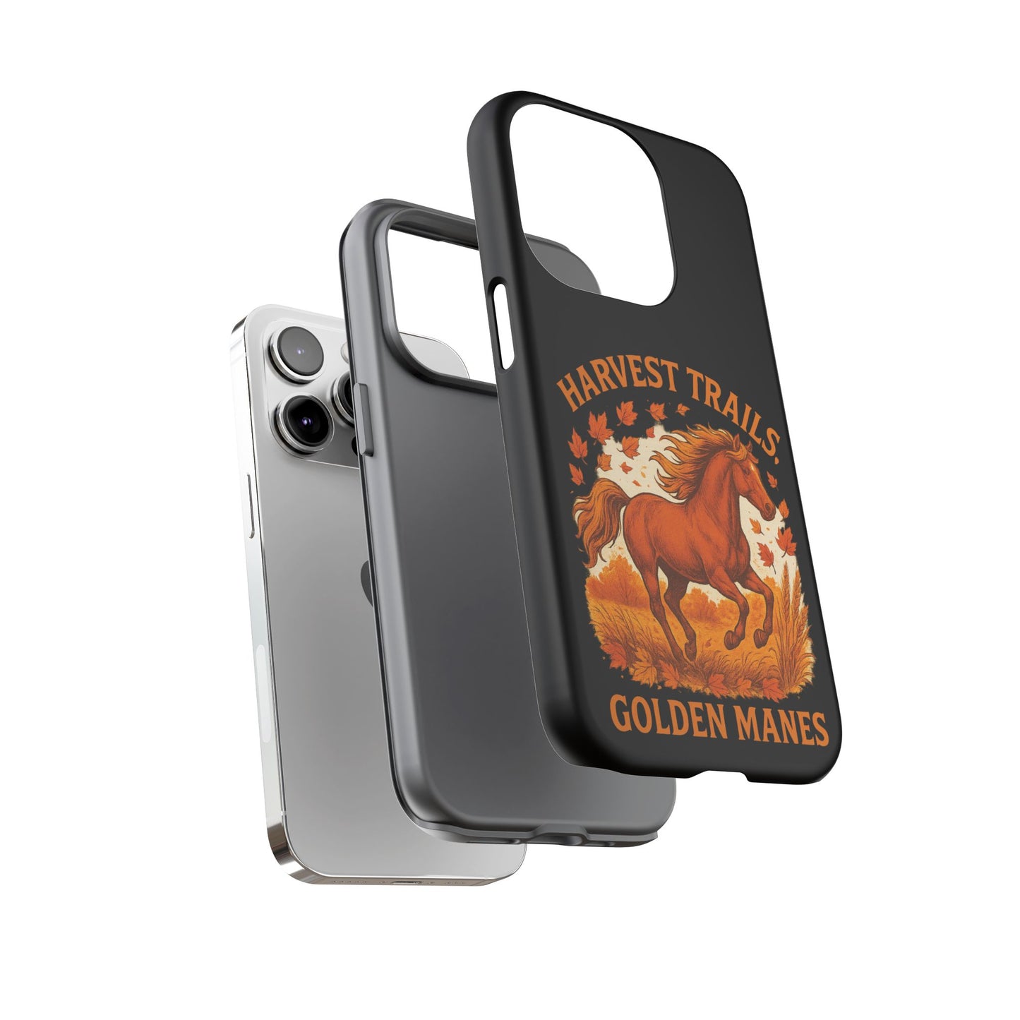Harvest Trails Golden Manes Autumn Themed Phone Case