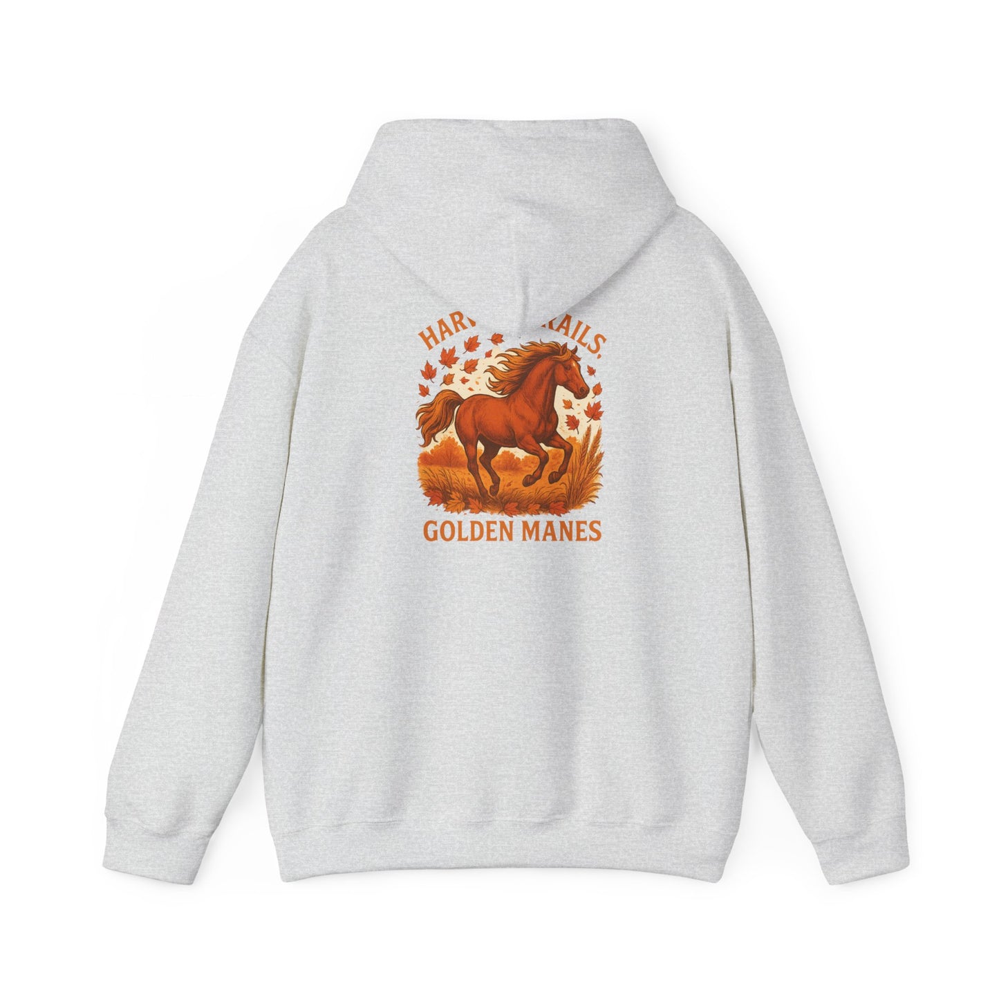 Harvest Trails Golden Manes Autumn Themed Hoodie