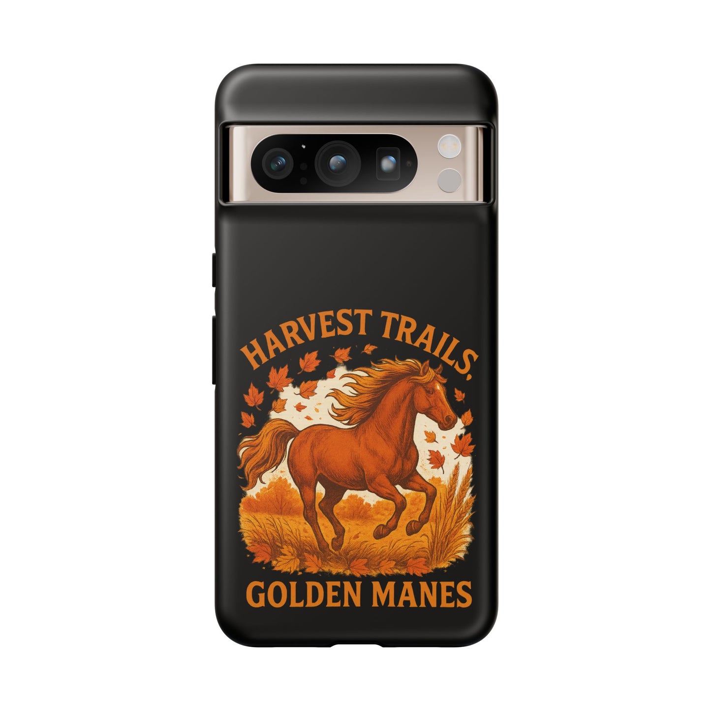Harvest Trails Golden Manes Autumn Themed Phone Case
