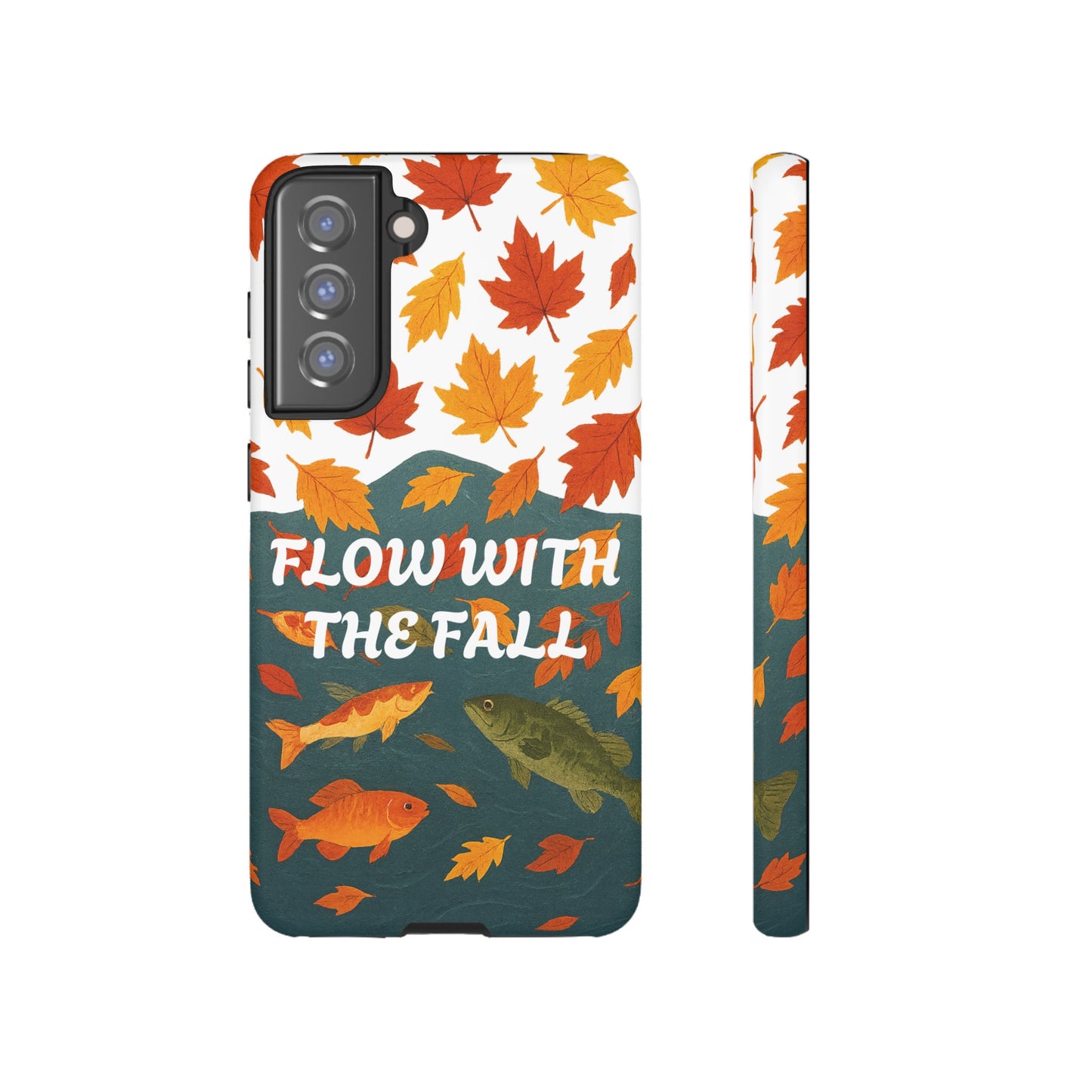 Flow With The Fall Fish Phone Case