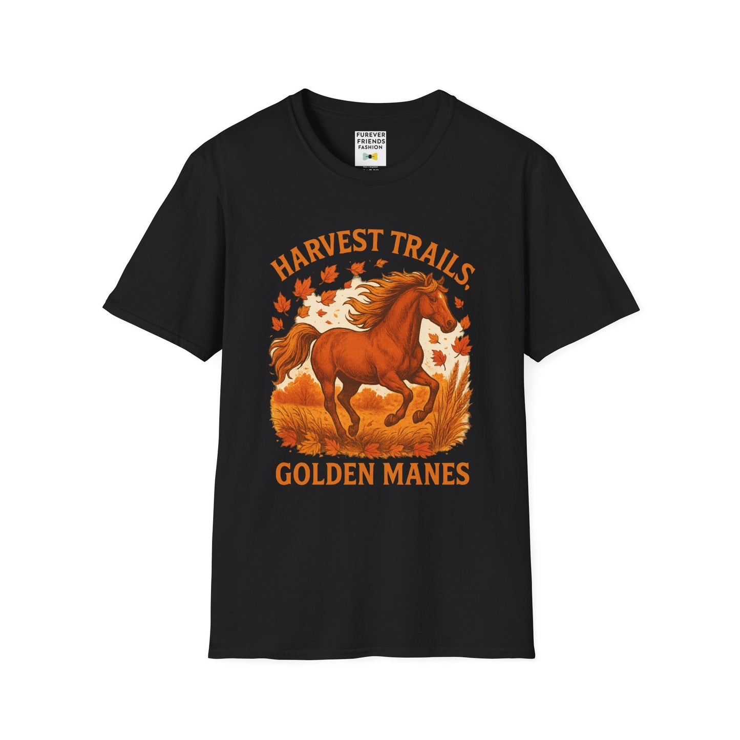Harvest Trails Golden Manes Autumn Themed Tee