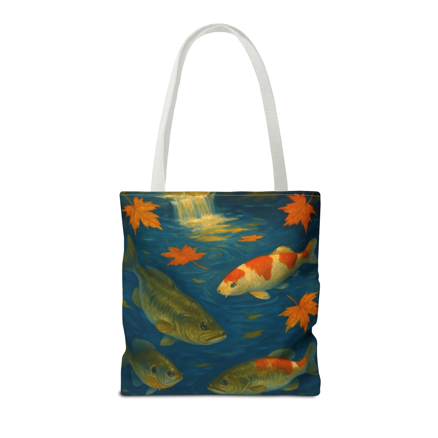 Fall Fish Print Tote Bag