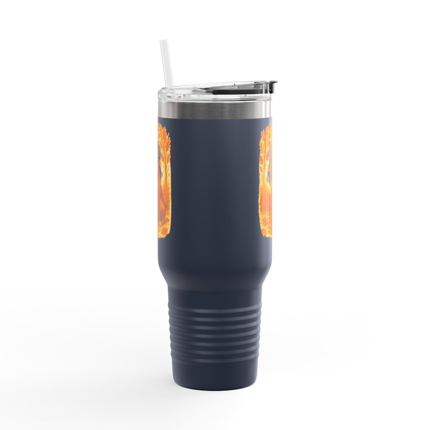 Boxer Autumn Themed Travel Mug