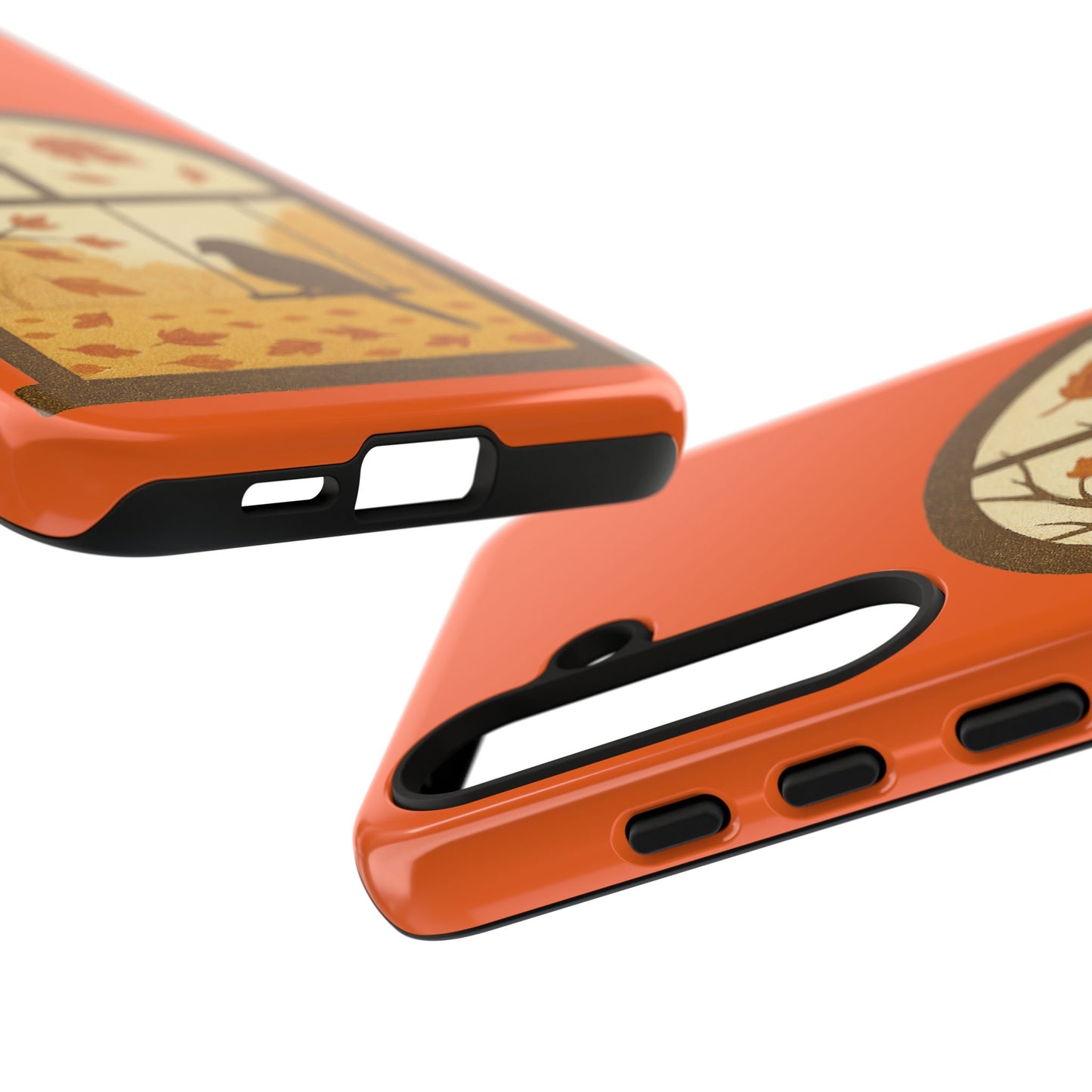 Bird In The Window Autumn Themed Phone Case