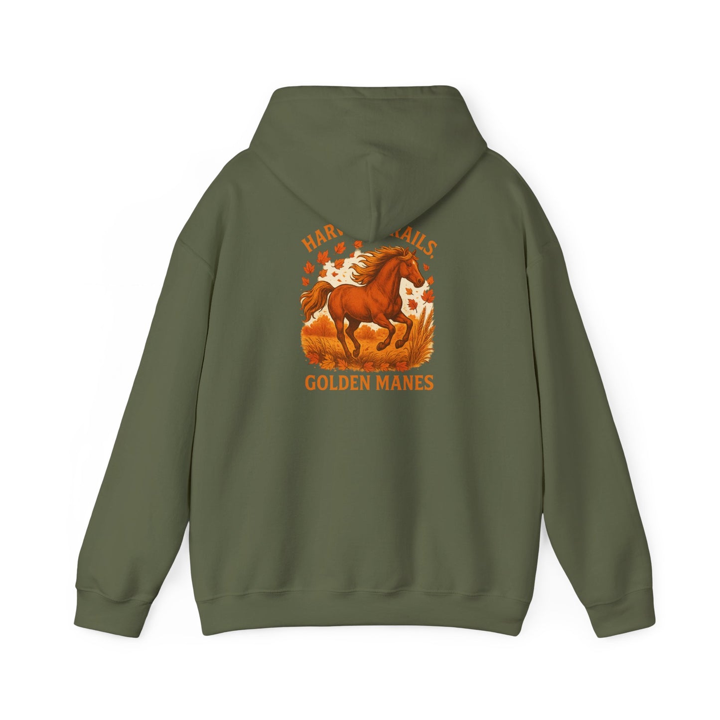 Harvest Trails Golden Manes Autumn Themed Hoodie