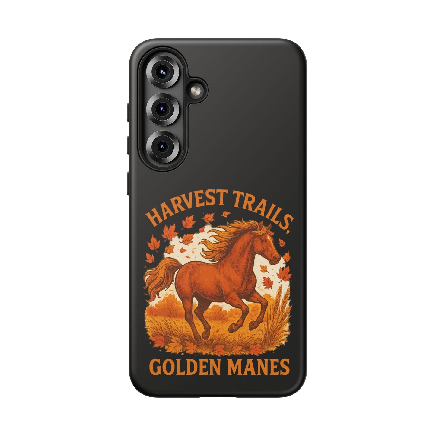 Harvest Trails Golden Manes Autumn Themed Phone Case