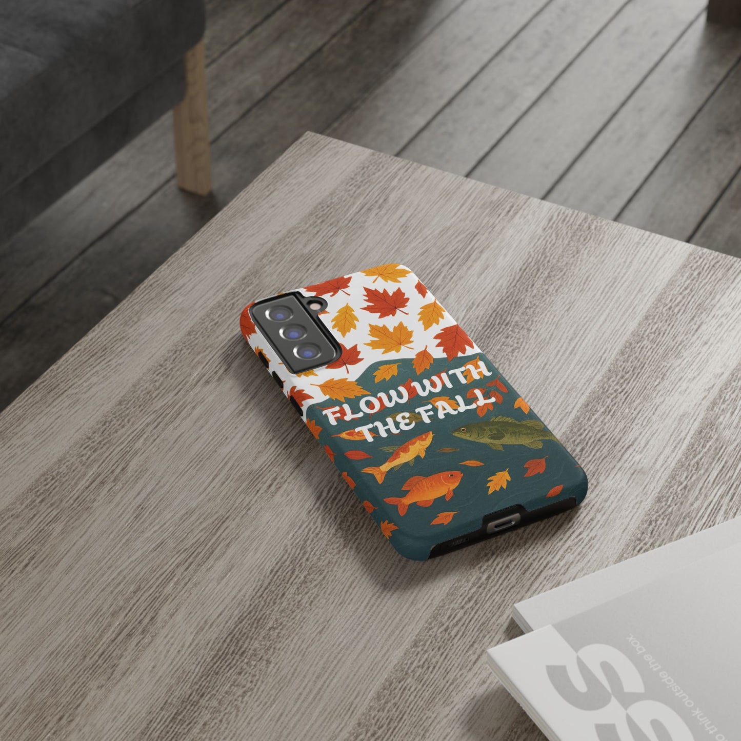 Flow With The Fall Fish Phone Case