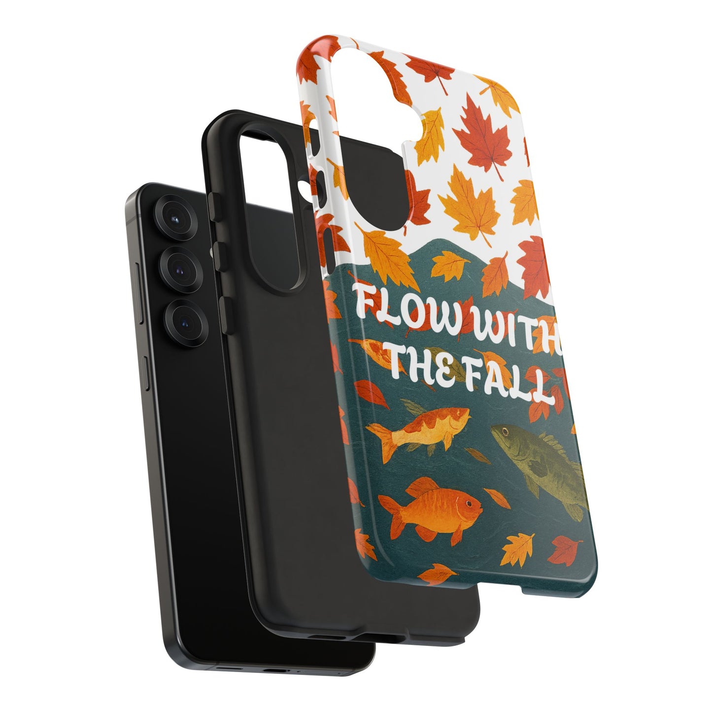 Flow With The Fall Fish Phone Case