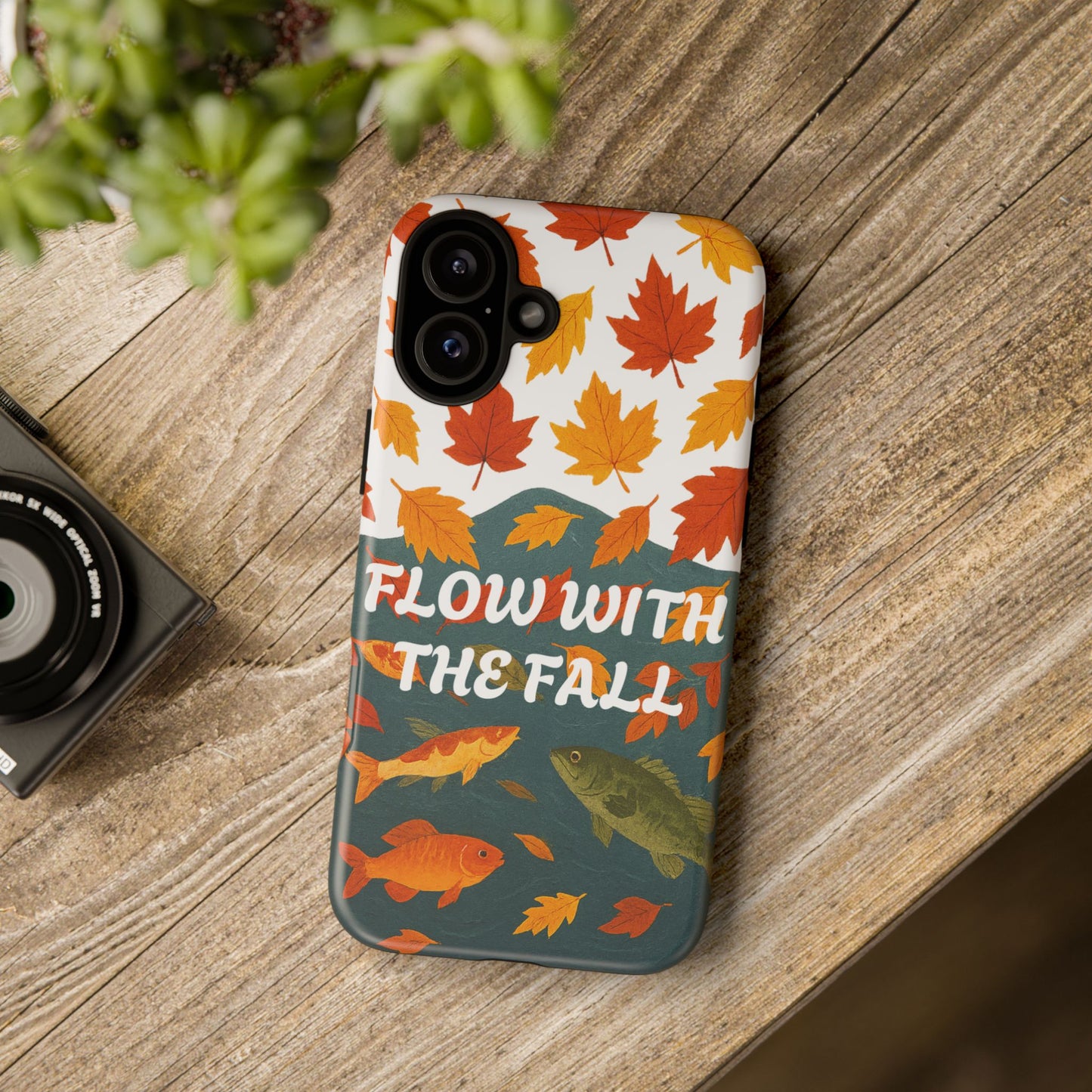 Flow With The Fall Fish Phone Case