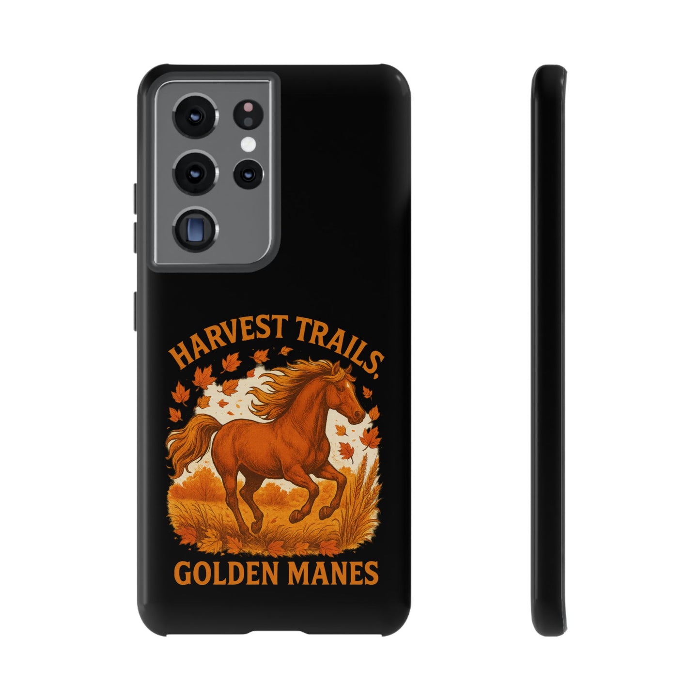 Harvest Trails Golden Manes Autumn Themed Phone Case