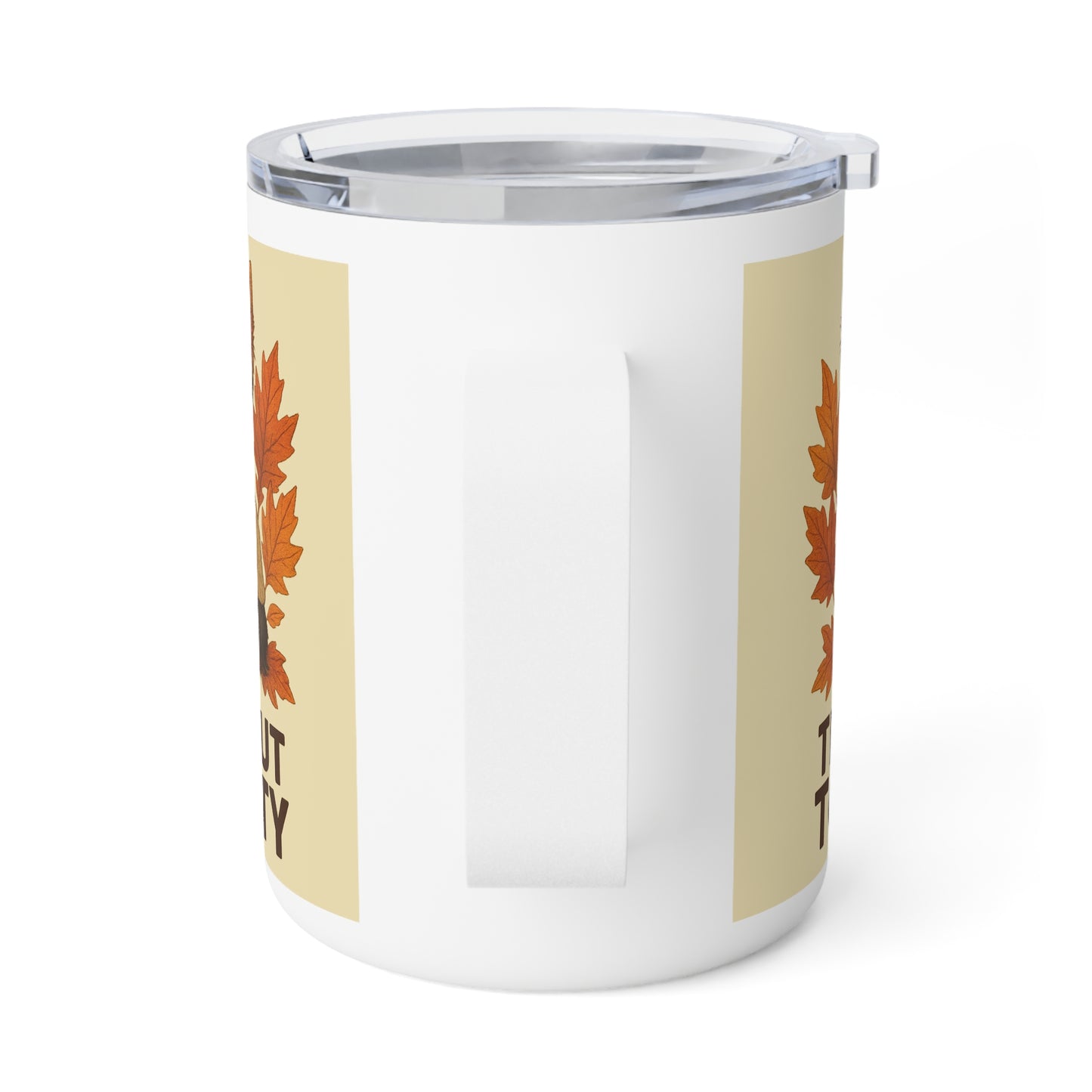 Tiny But Toasty Autumn Themed Insulated Coffee Mug