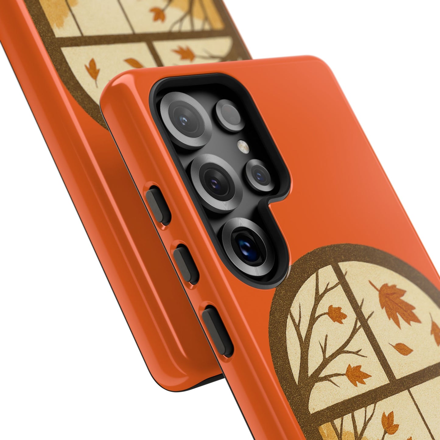 Bird In The Window Autumn Themed Phone Case