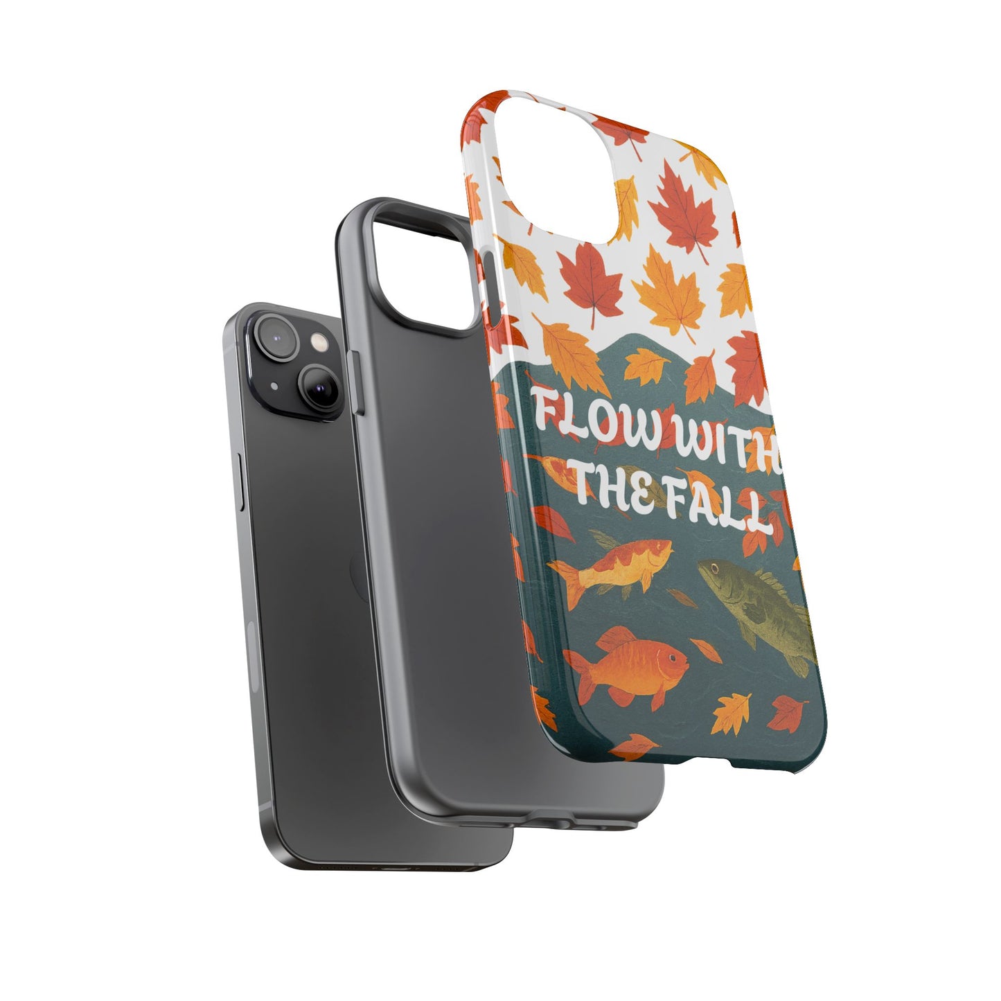 Flow With The Fall Fish Phone Case