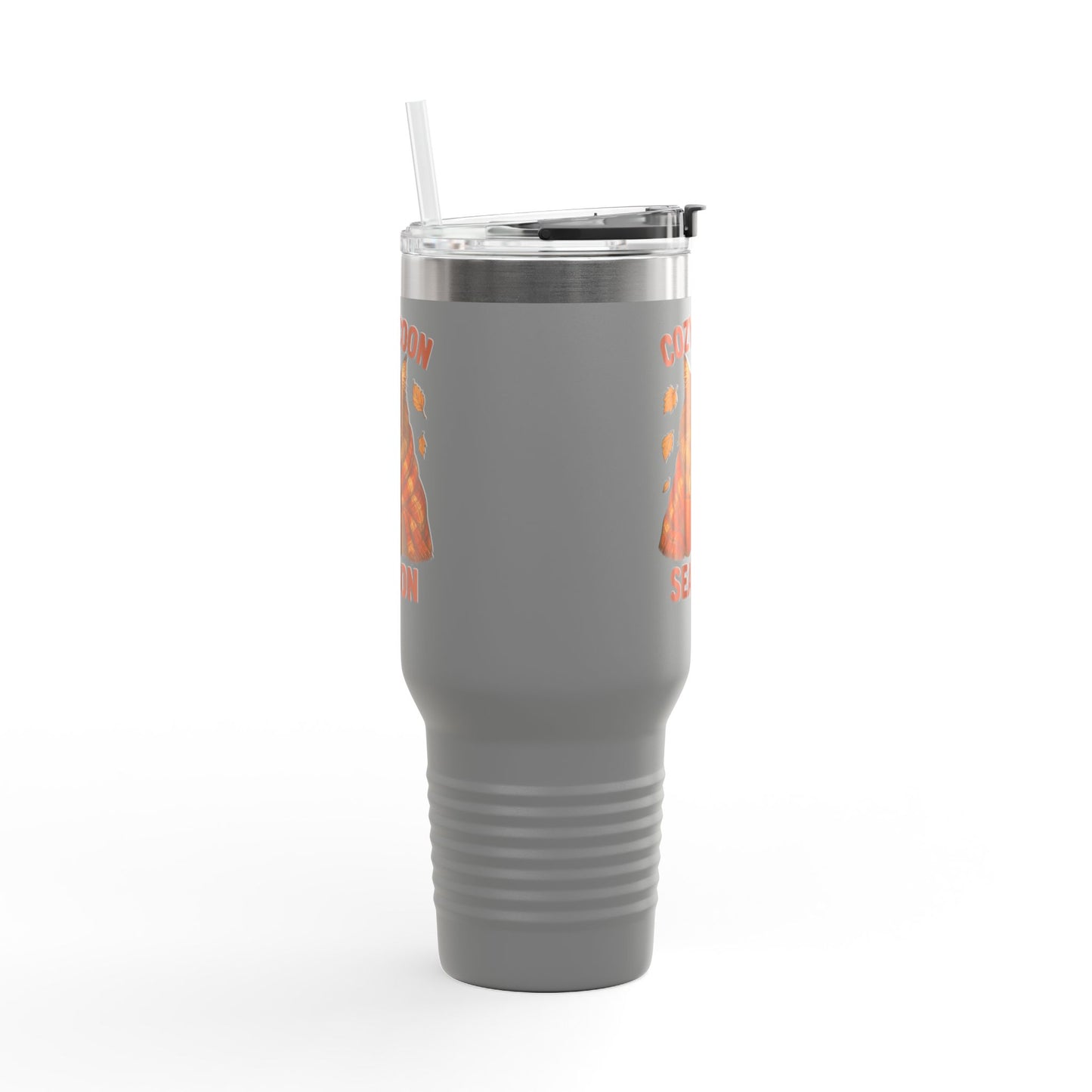 Cozy Coon Season Cat Travel Mug