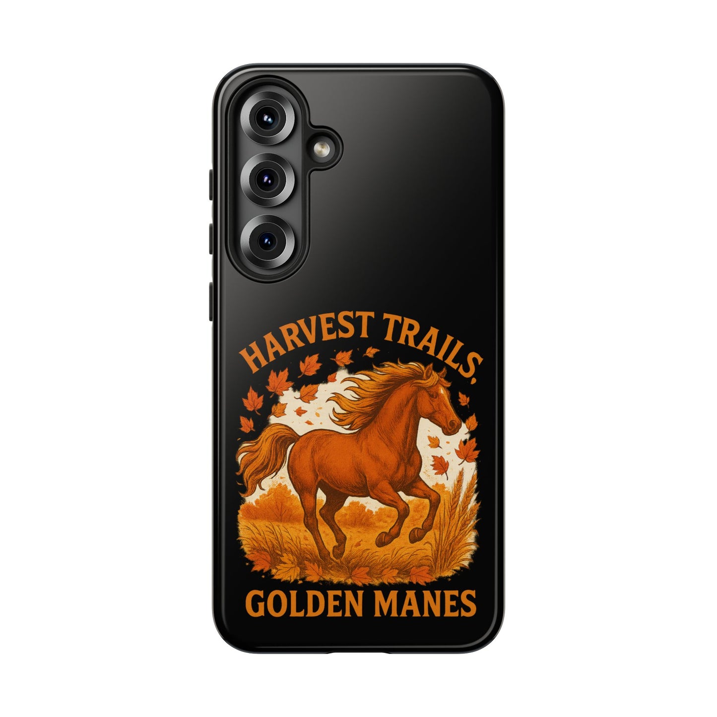Harvest Trails Golden Manes Autumn Themed Phone Case