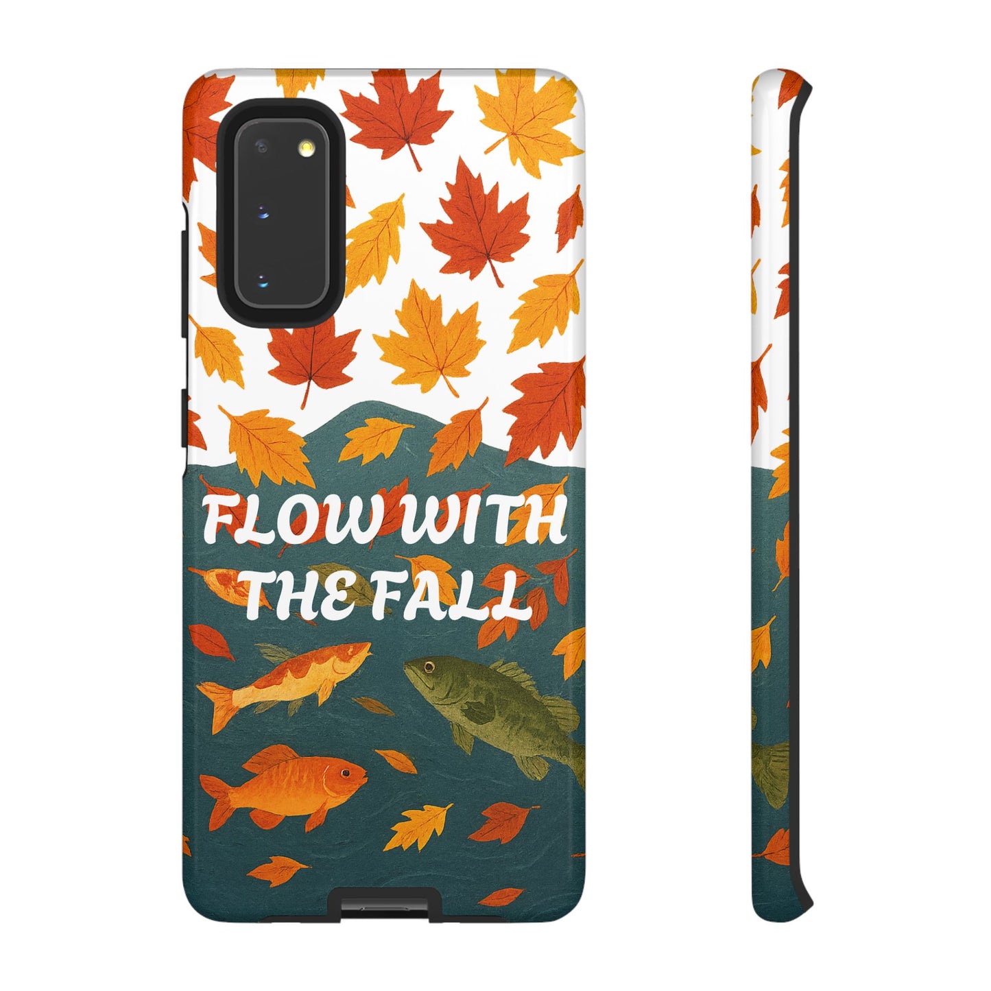 Flow With The Fall Fish Phone Case