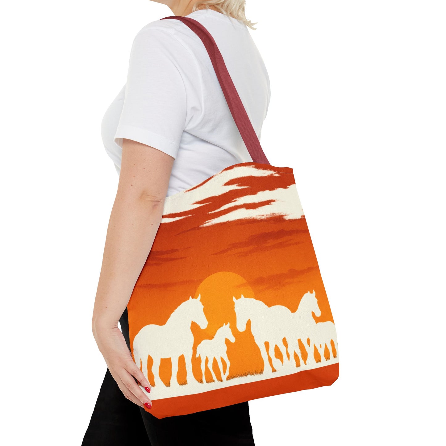Horses on the Horizon Tote Bag