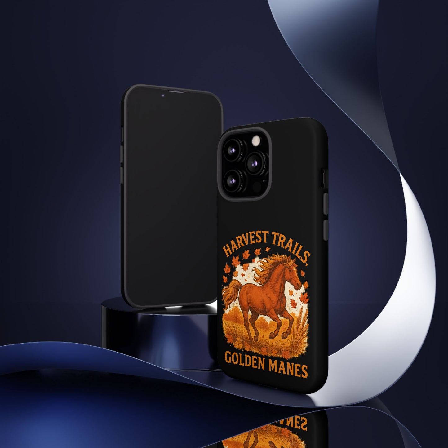 Harvest Trails Golden Manes Autumn Themed Phone Case