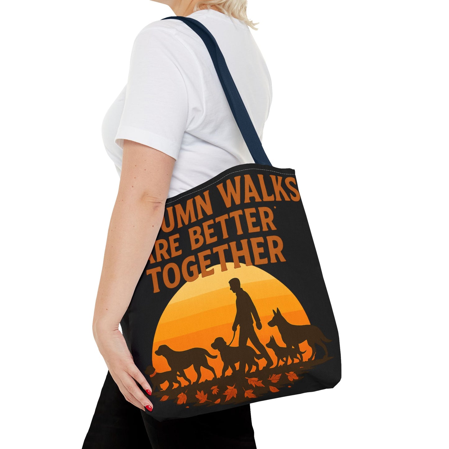 Autumn Walks Are Better Together Tote Bag