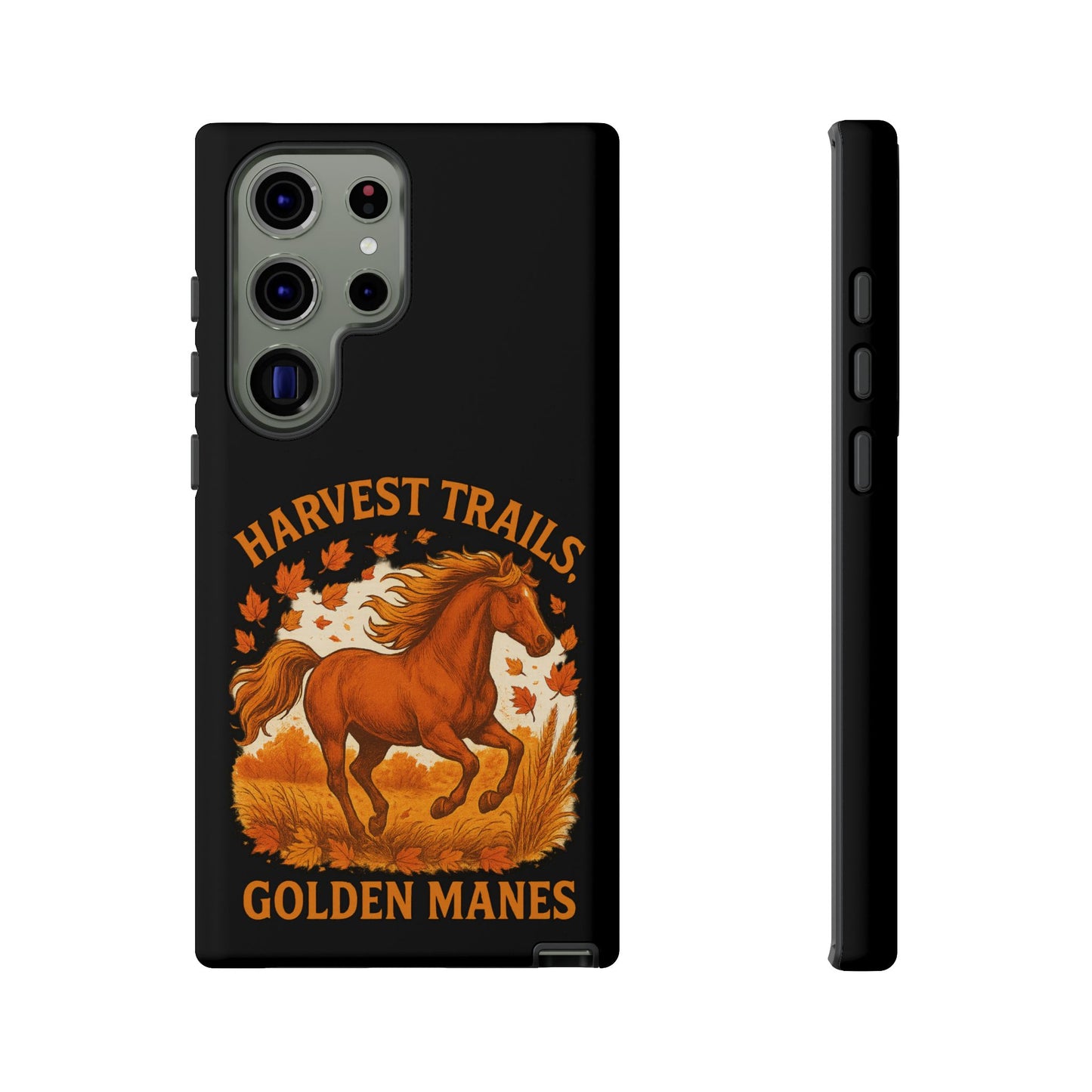 Harvest Trails Golden Manes Autumn Themed Phone Case
