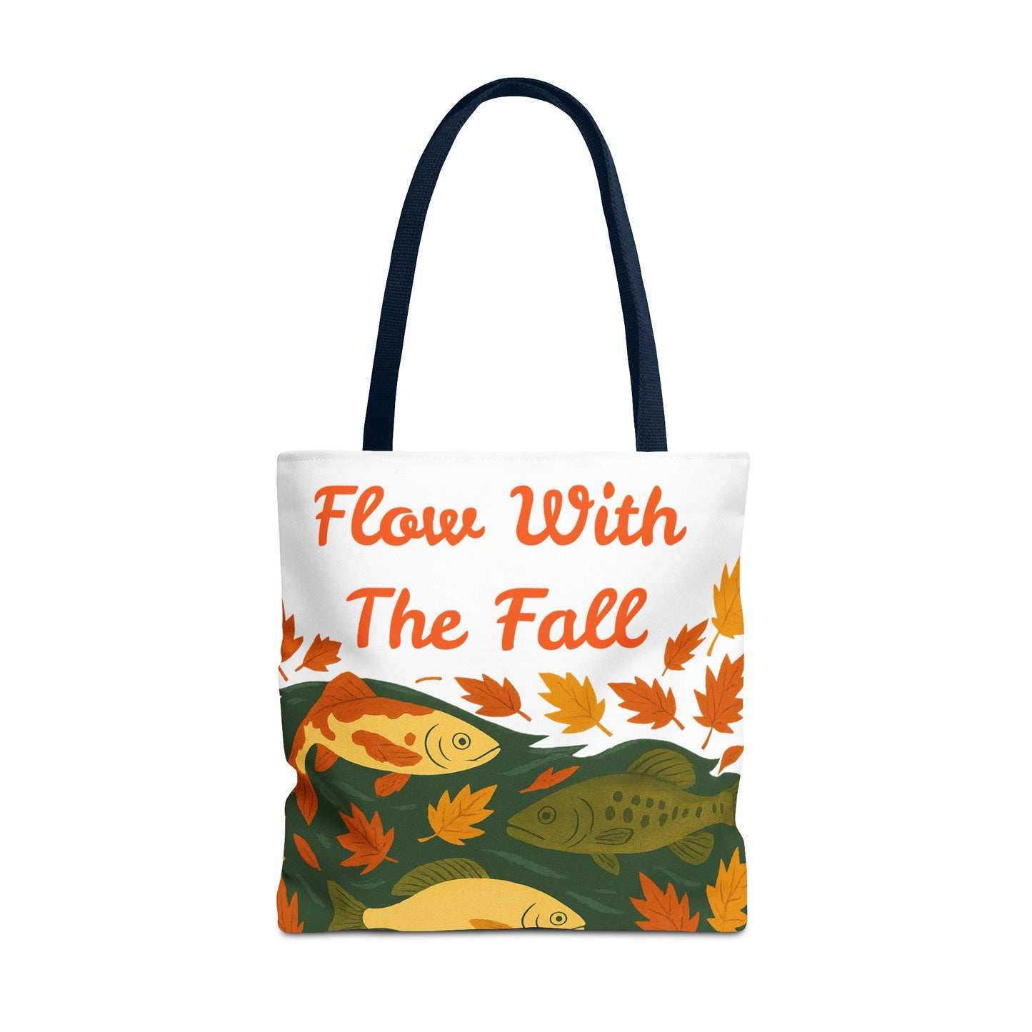 Flow With The Fall Print Tote Bag