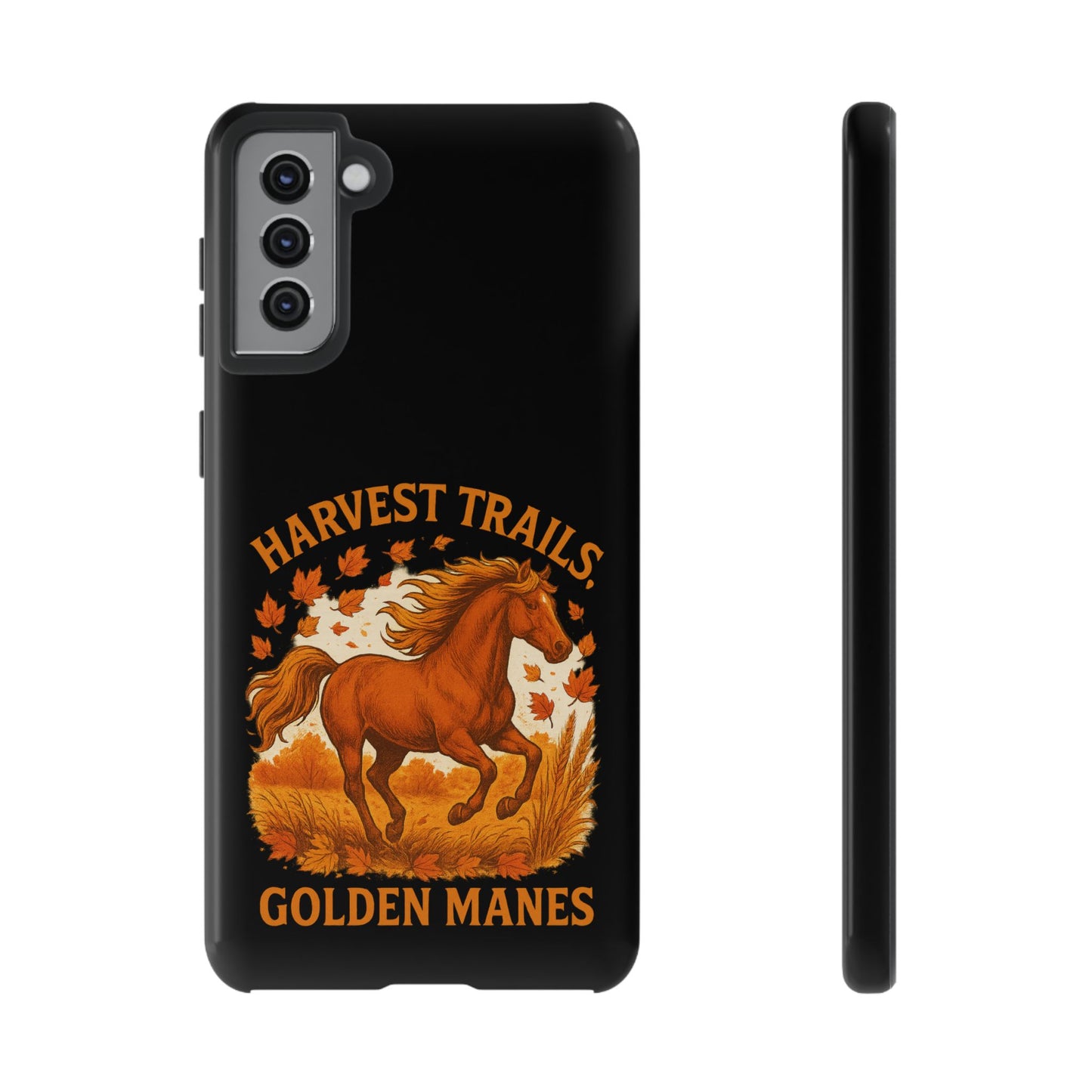 Harvest Trails Golden Manes Autumn Themed Phone Case