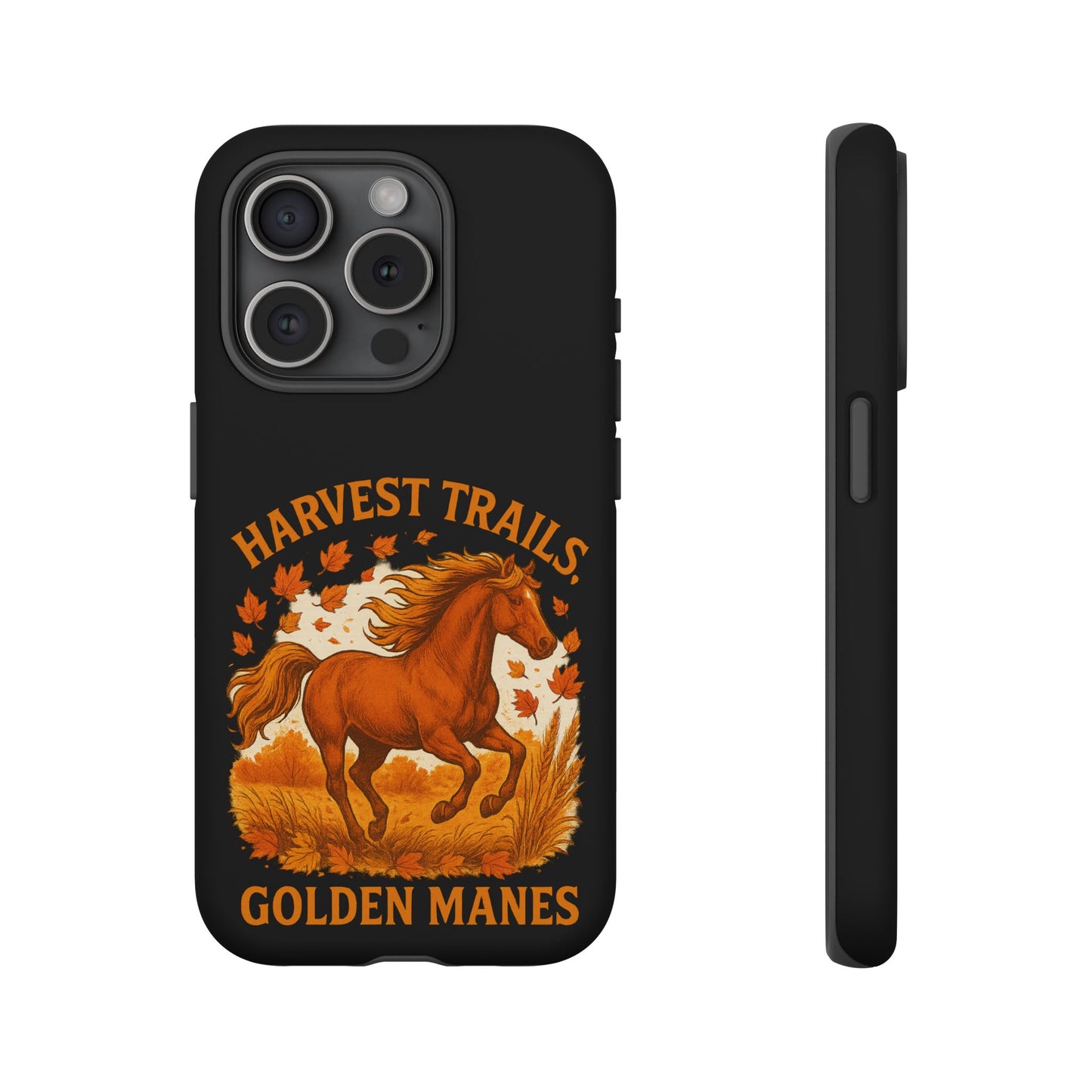 Harvest Trails Golden Manes Autumn Themed Phone Case