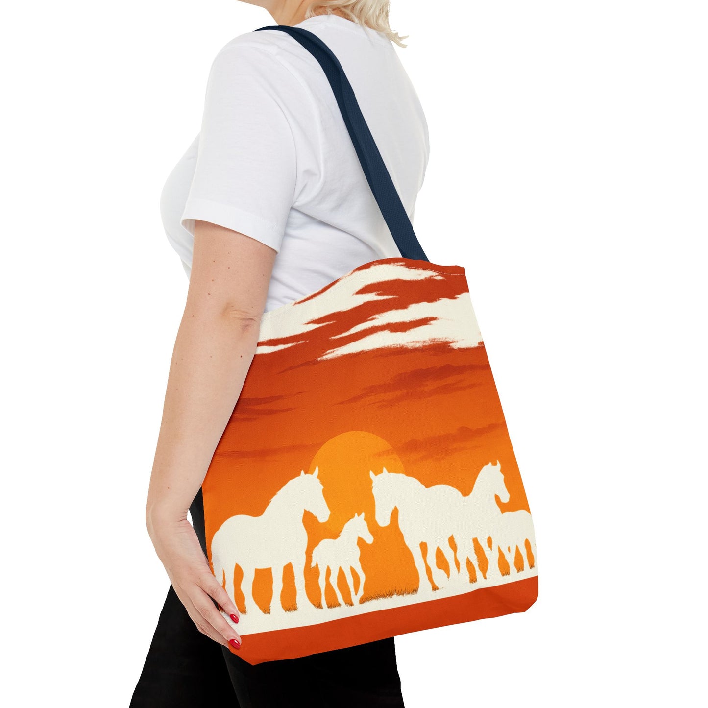 Horses on the Horizon Tote Bag