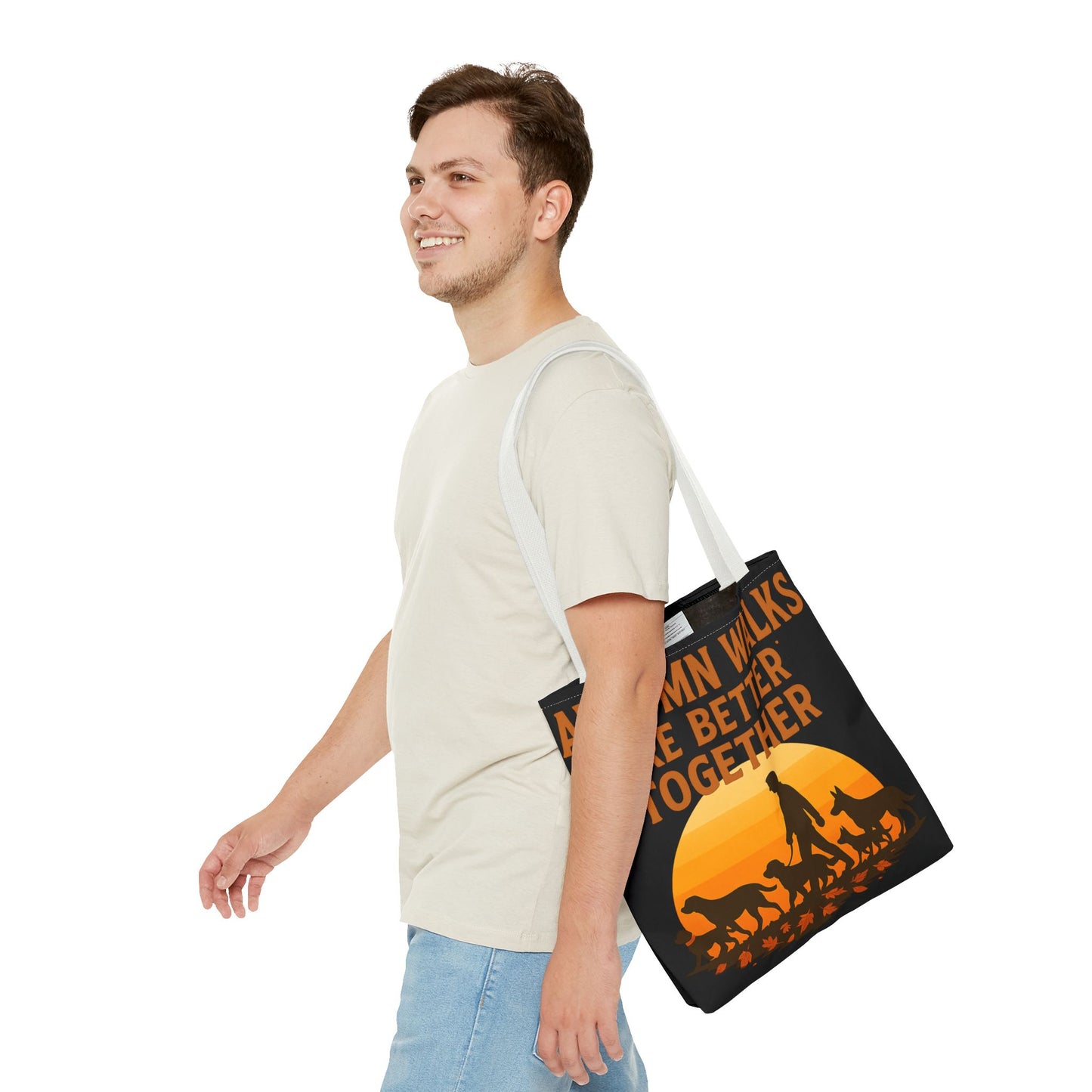 Autumn Walks Are Better Together Tote Bag