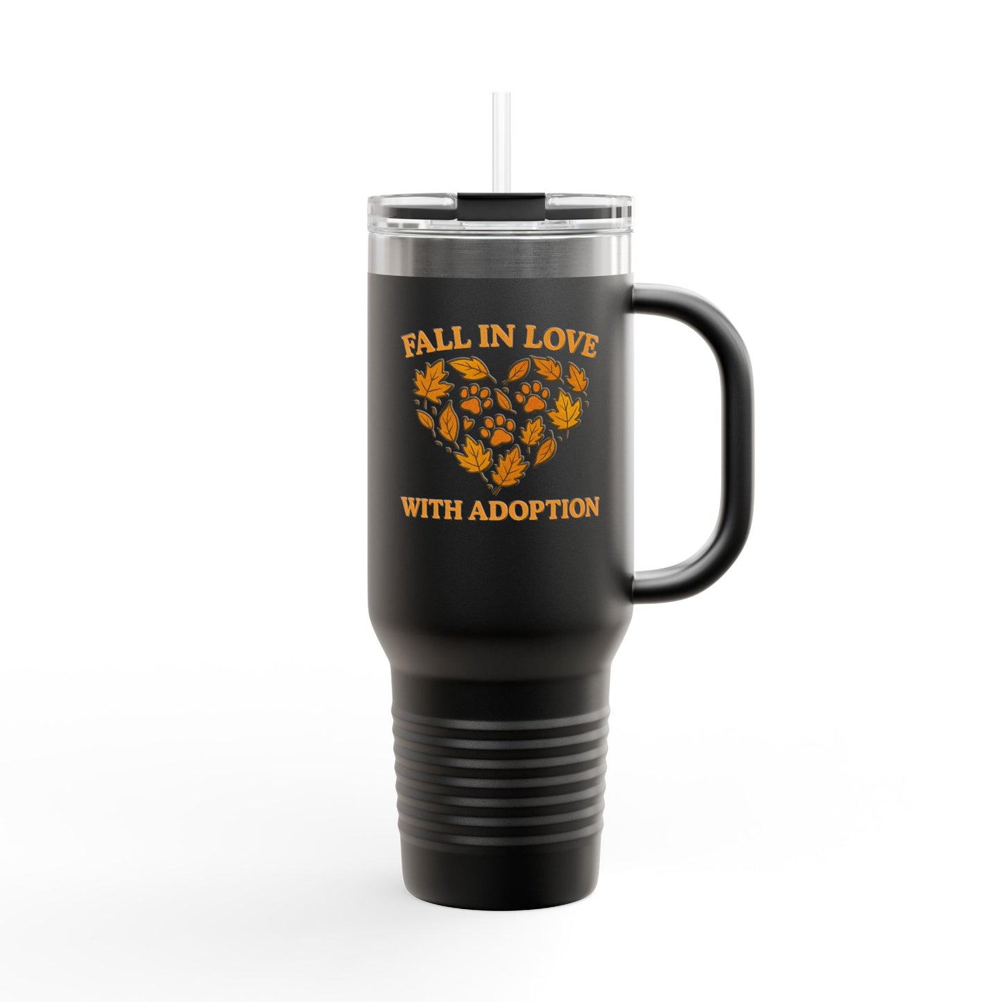 Fall in Love With Adoption Travel Mug