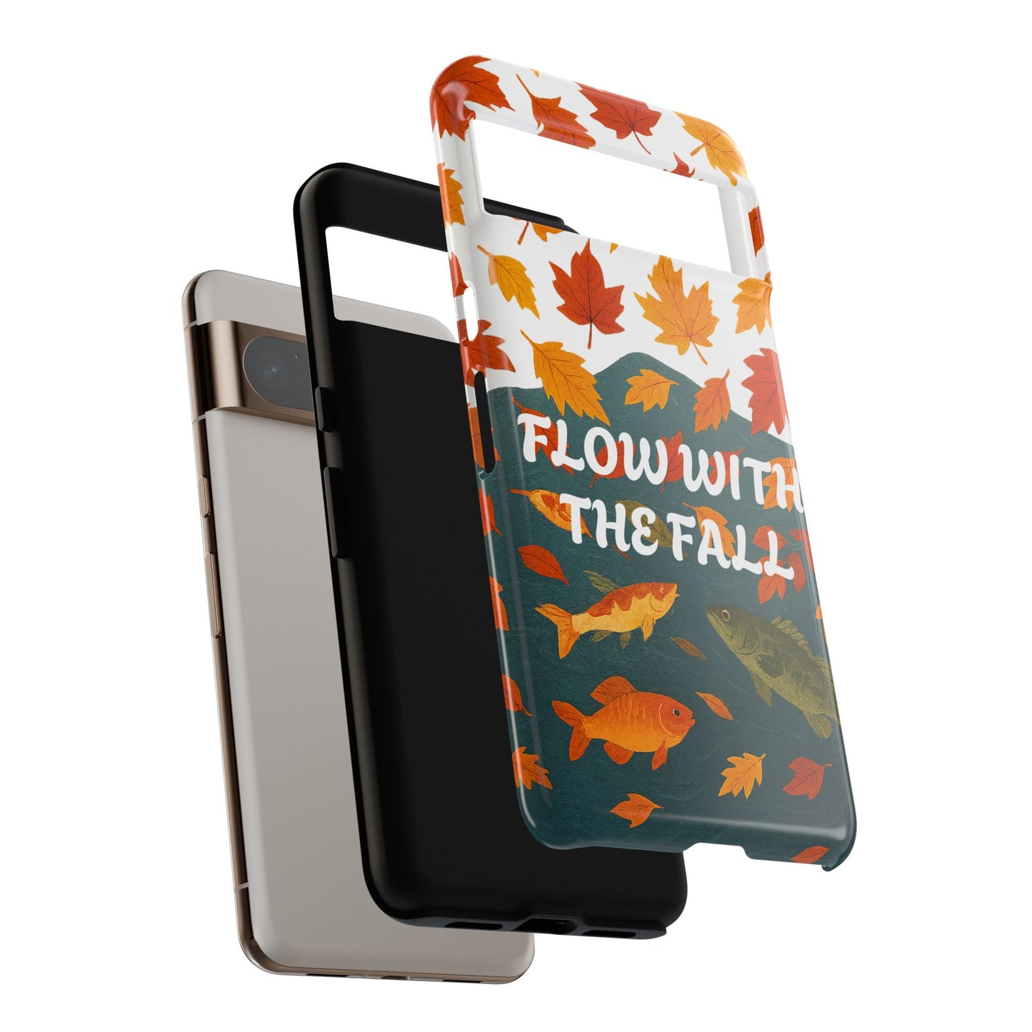 Flow With The Fall Fish Phone Case