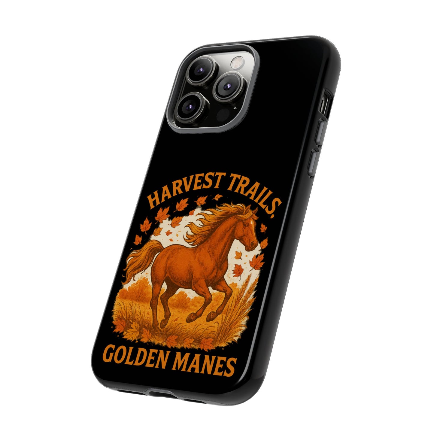 Harvest Trails Golden Manes Autumn Themed Phone Case