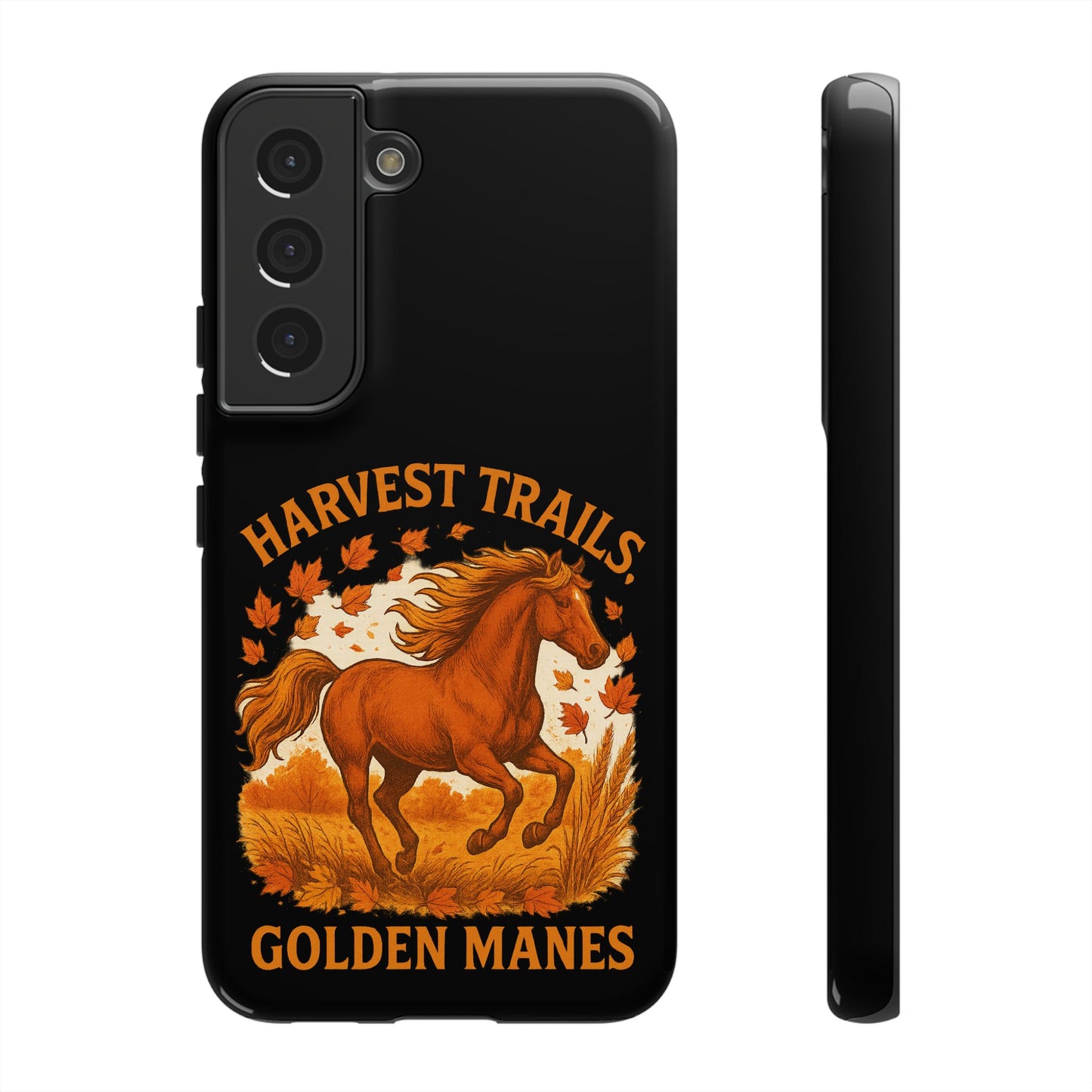 Harvest Trails Golden Manes Autumn Themed Phone Case