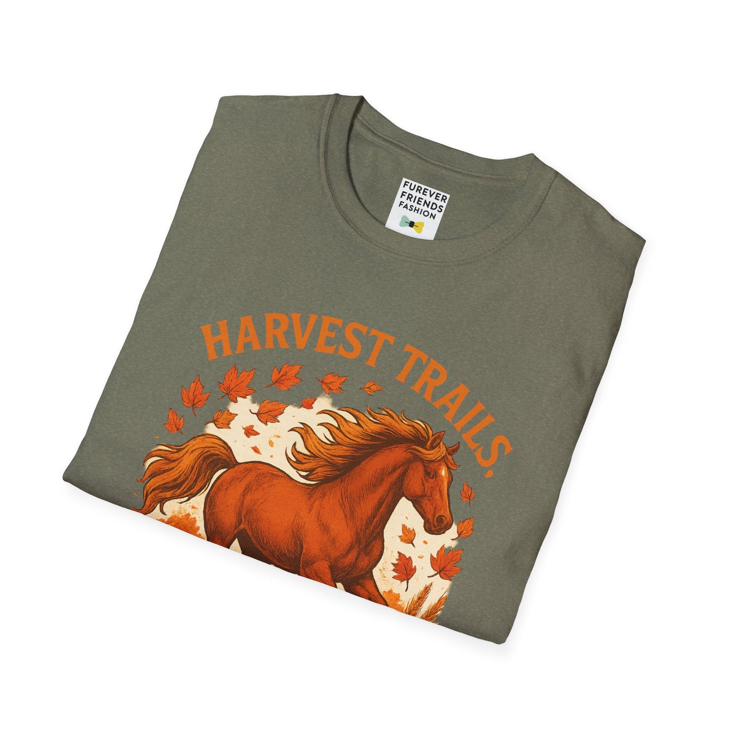 Harvest Trails Golden Manes Autumn Themed Tee