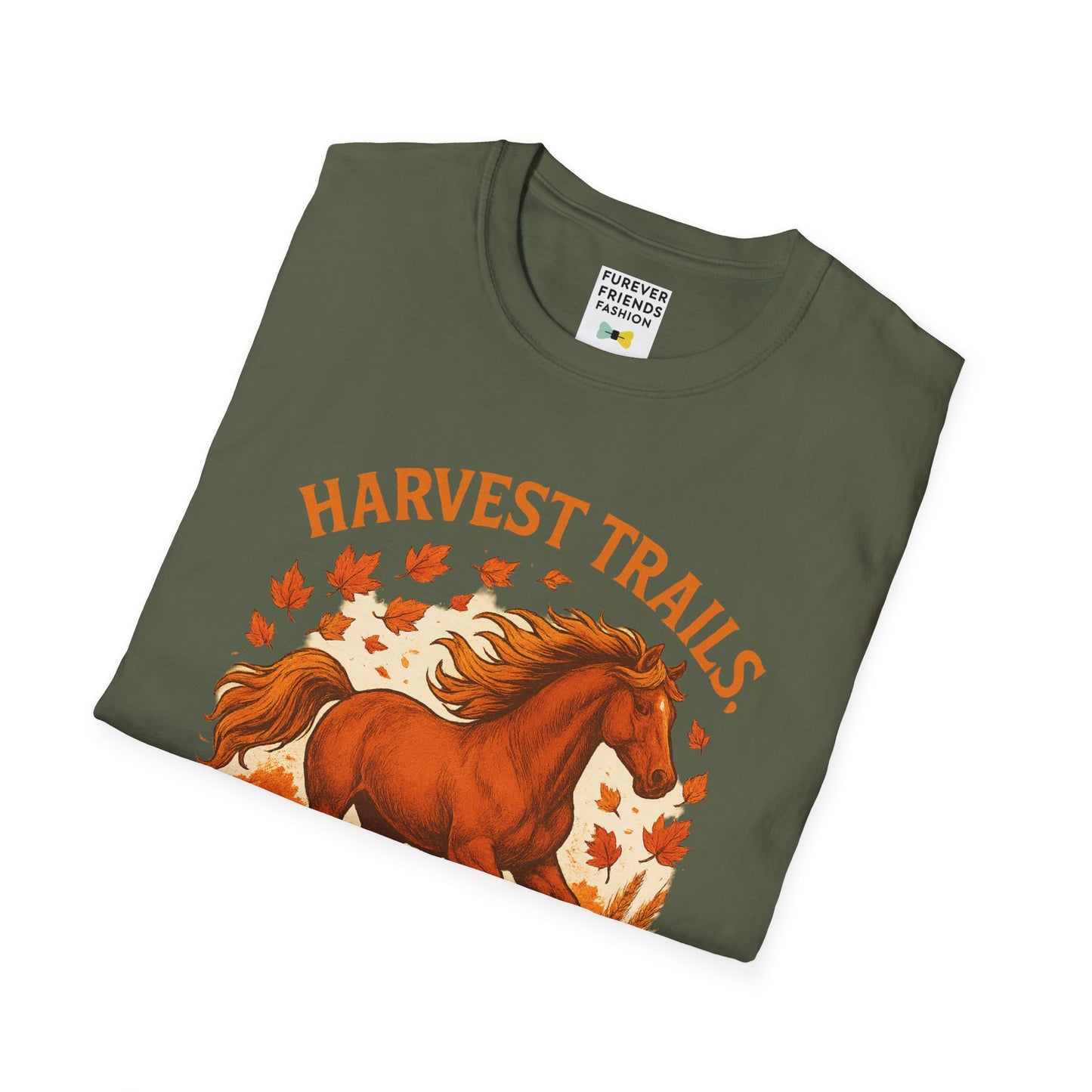 Harvest Trails Golden Manes Autumn Themed Tee