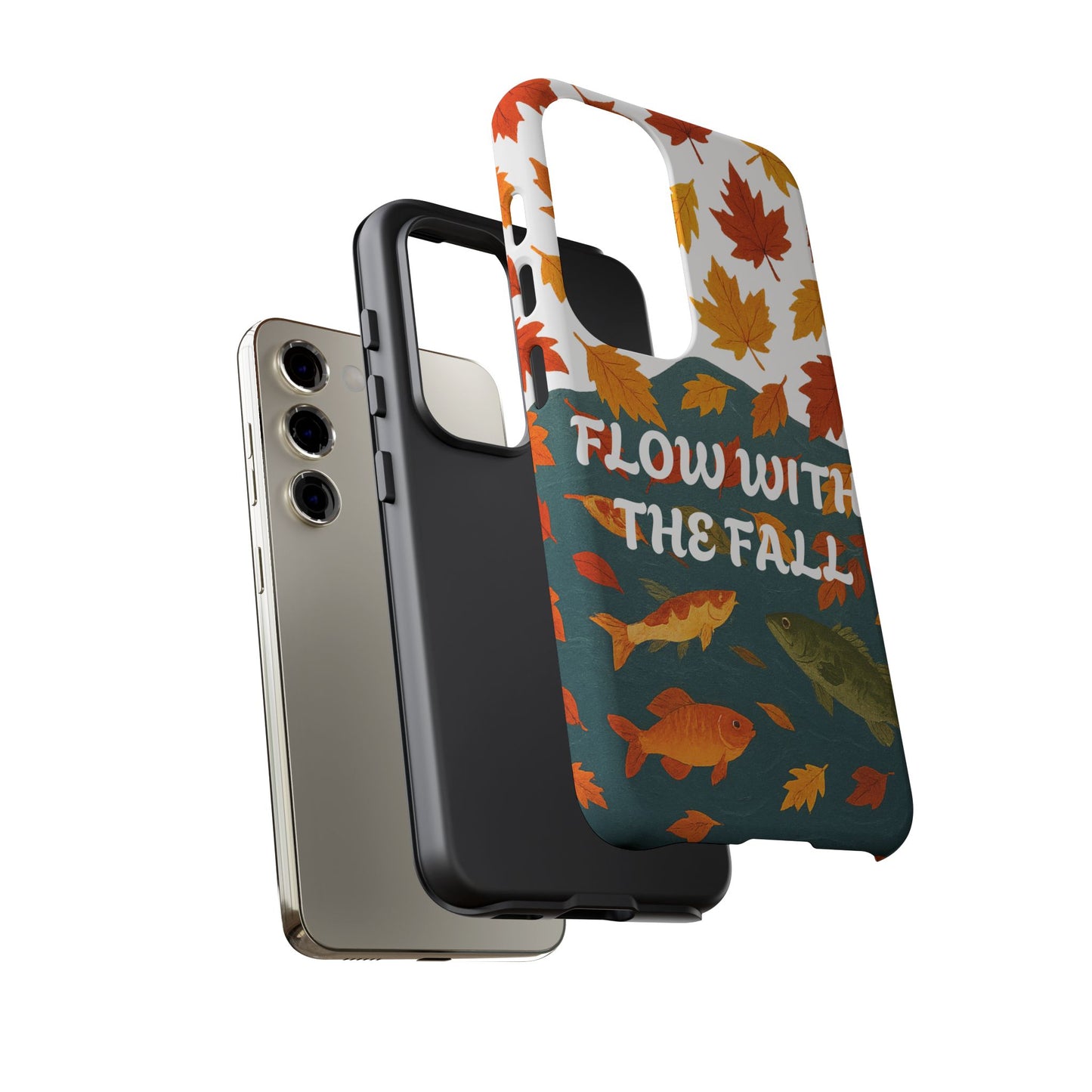 Flow With The Fall Fish Phone Case