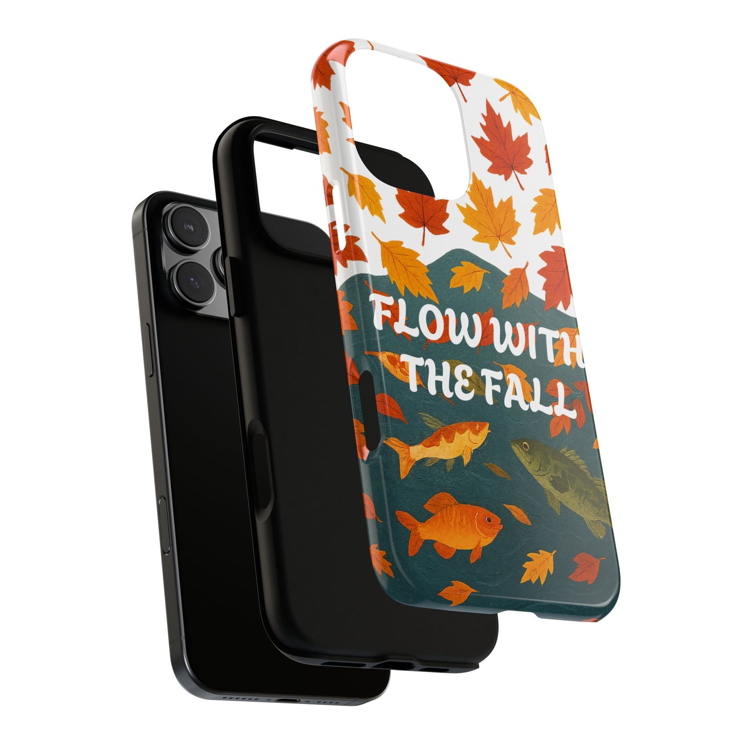 Flow With The Fall Fish Phone Case