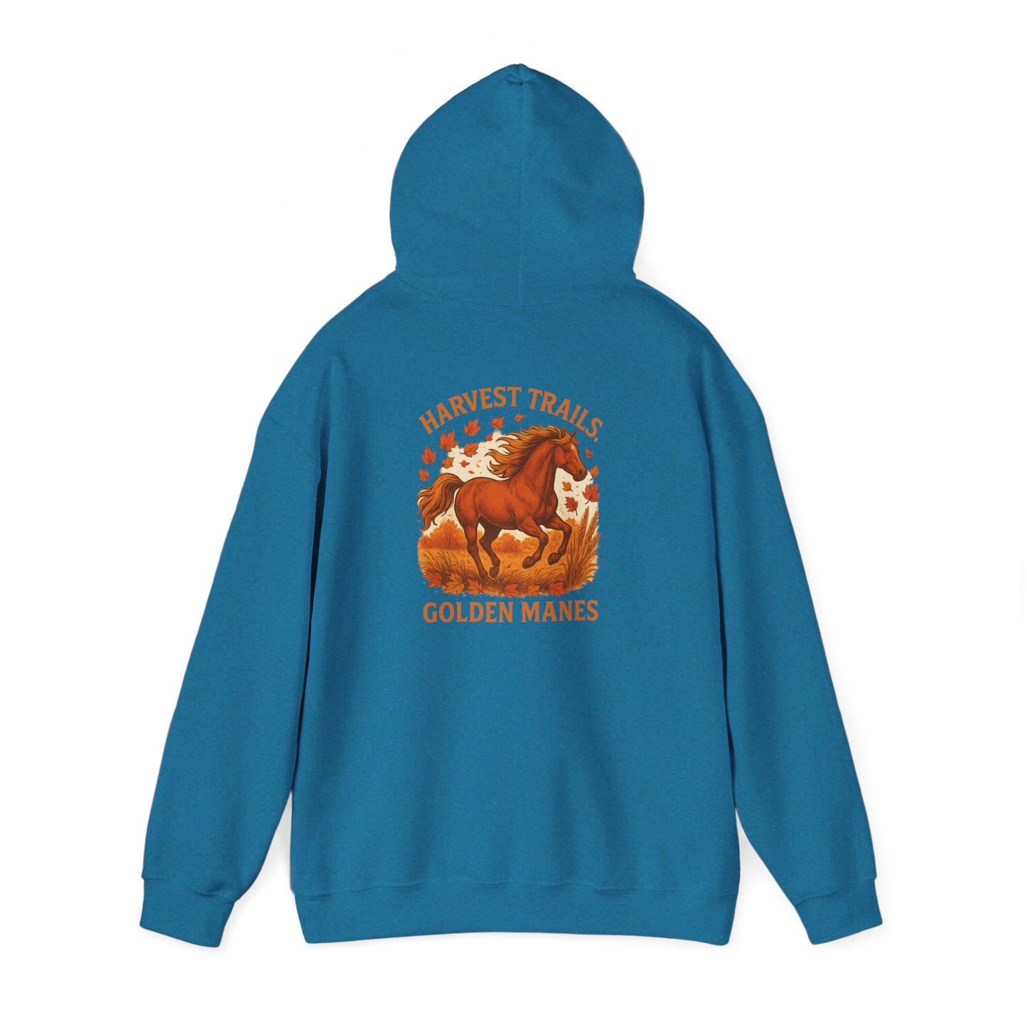 Harvest Trails Golden Manes Autumn Themed Hoodie