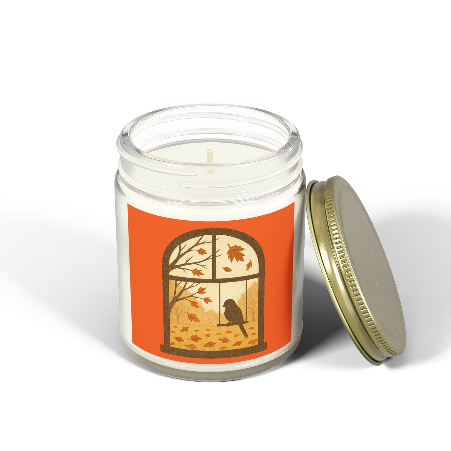 Bird In The Window Autumn Themed Scented Candle