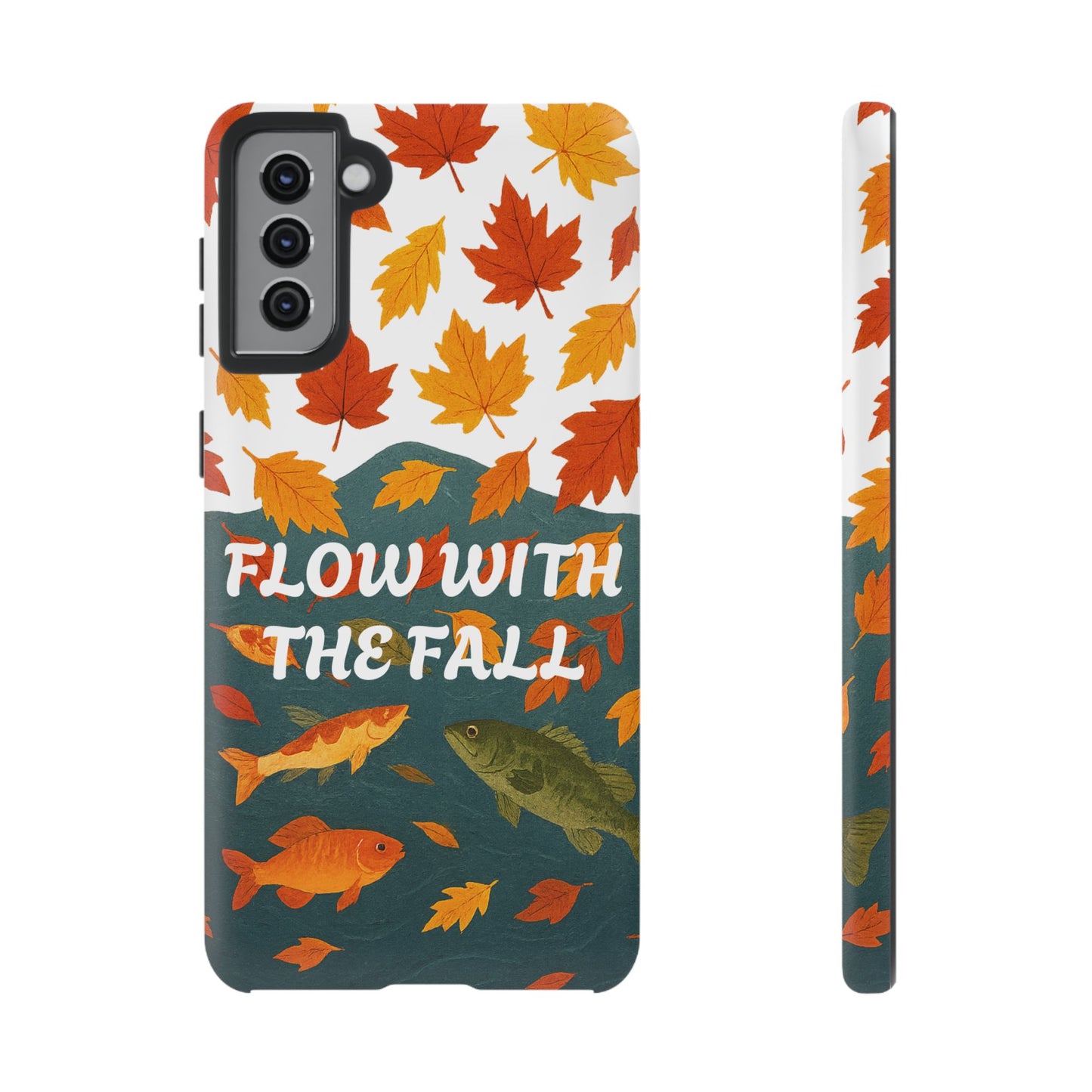 Flow With The Fall Fish Phone Case