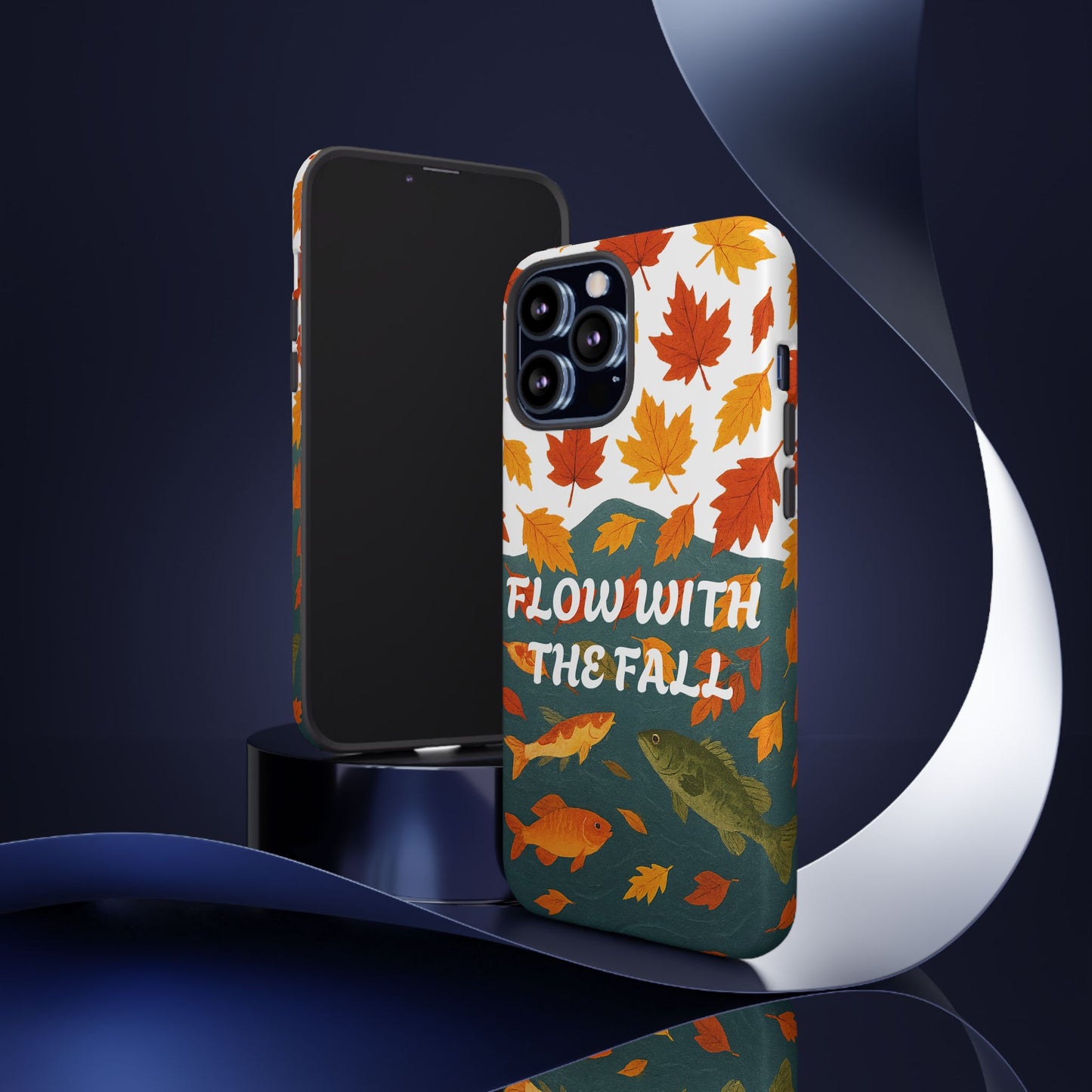 Flow With The Fall Fish Phone Case