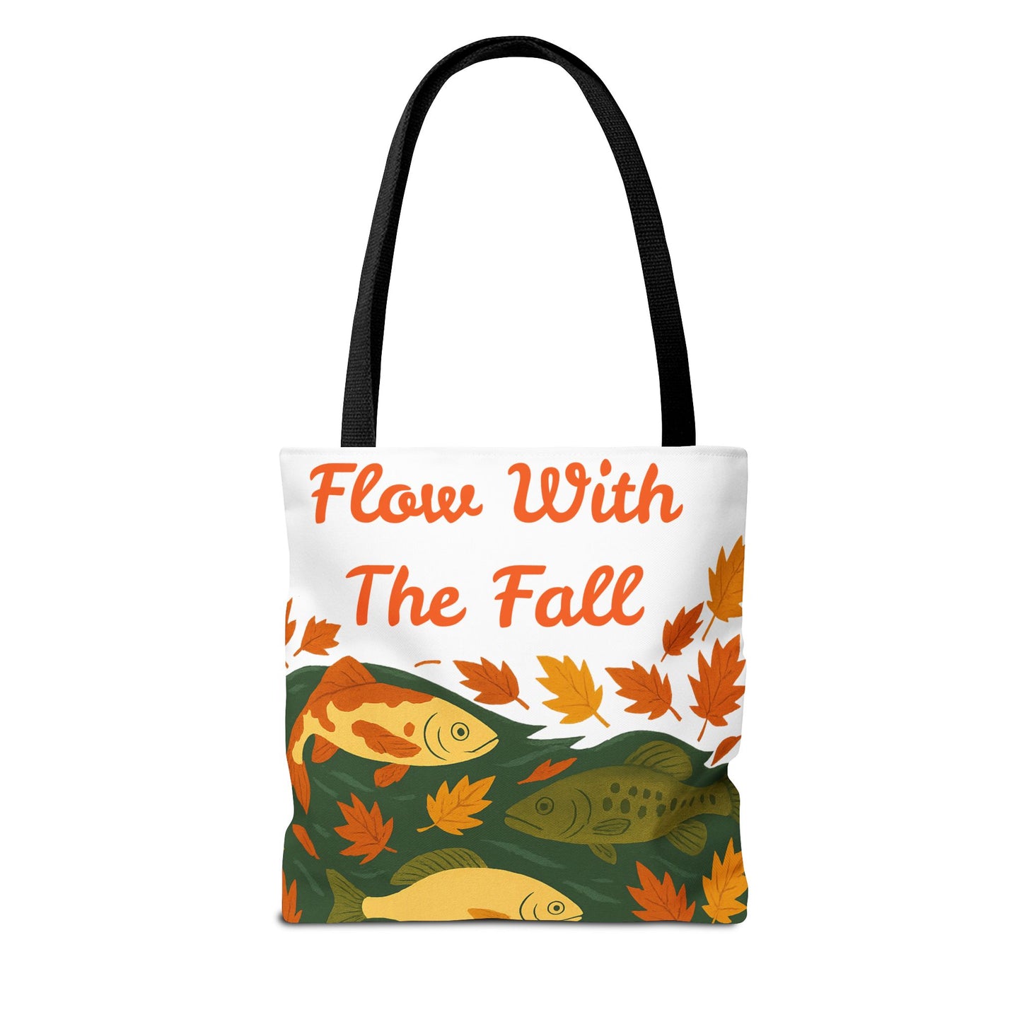 Flow With The Fall Print Tote Bag