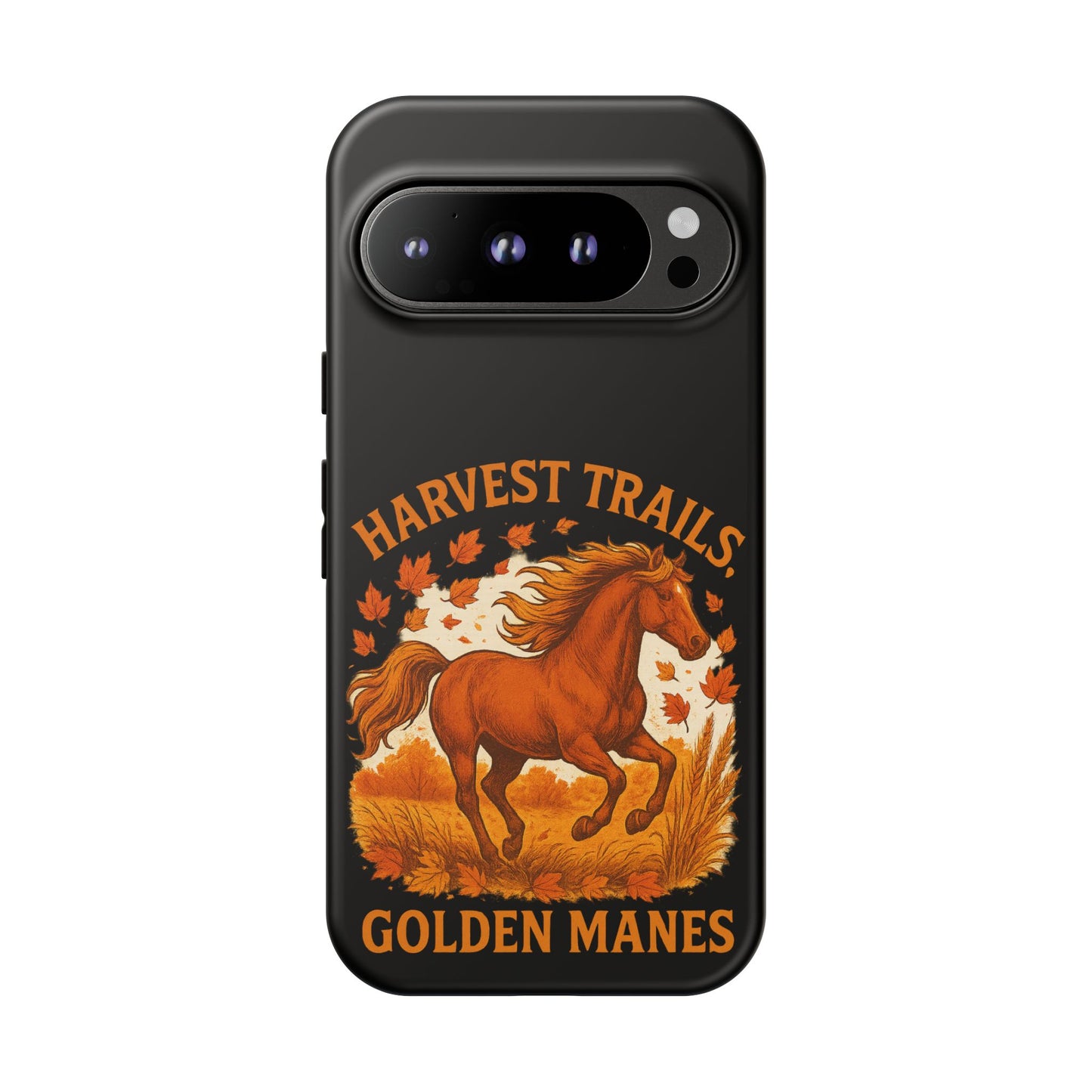 Harvest Trails Golden Manes Autumn Themed Phone Case