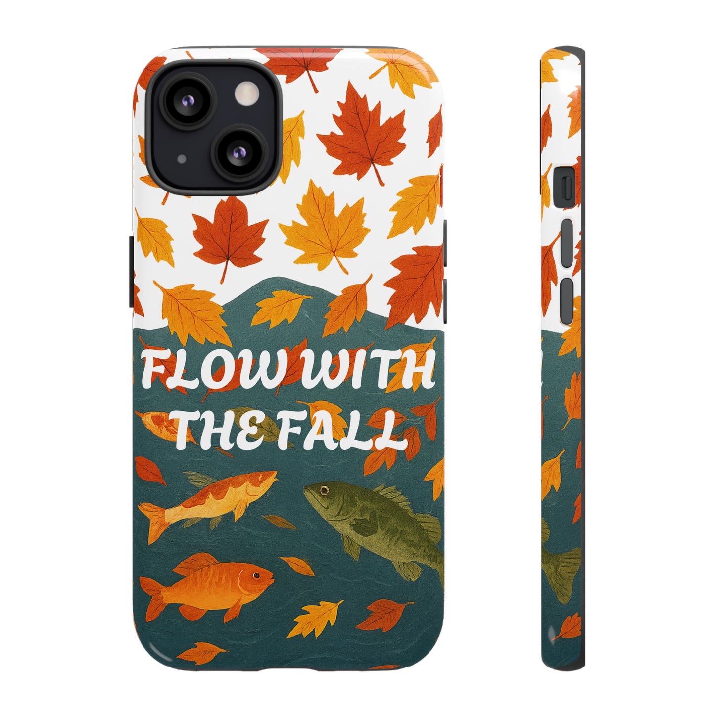 Flow With The Fall Fish Phone Case