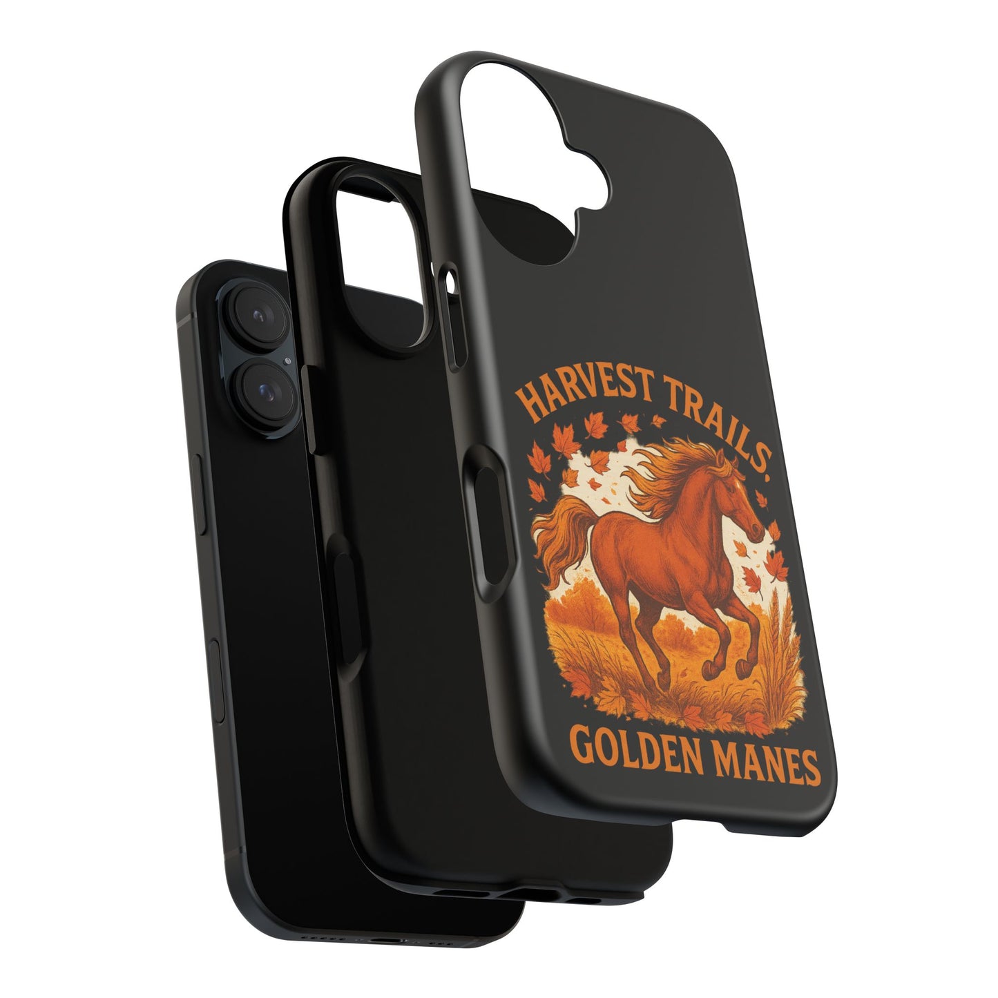 Harvest Trails Golden Manes Autumn Themed Phone Case