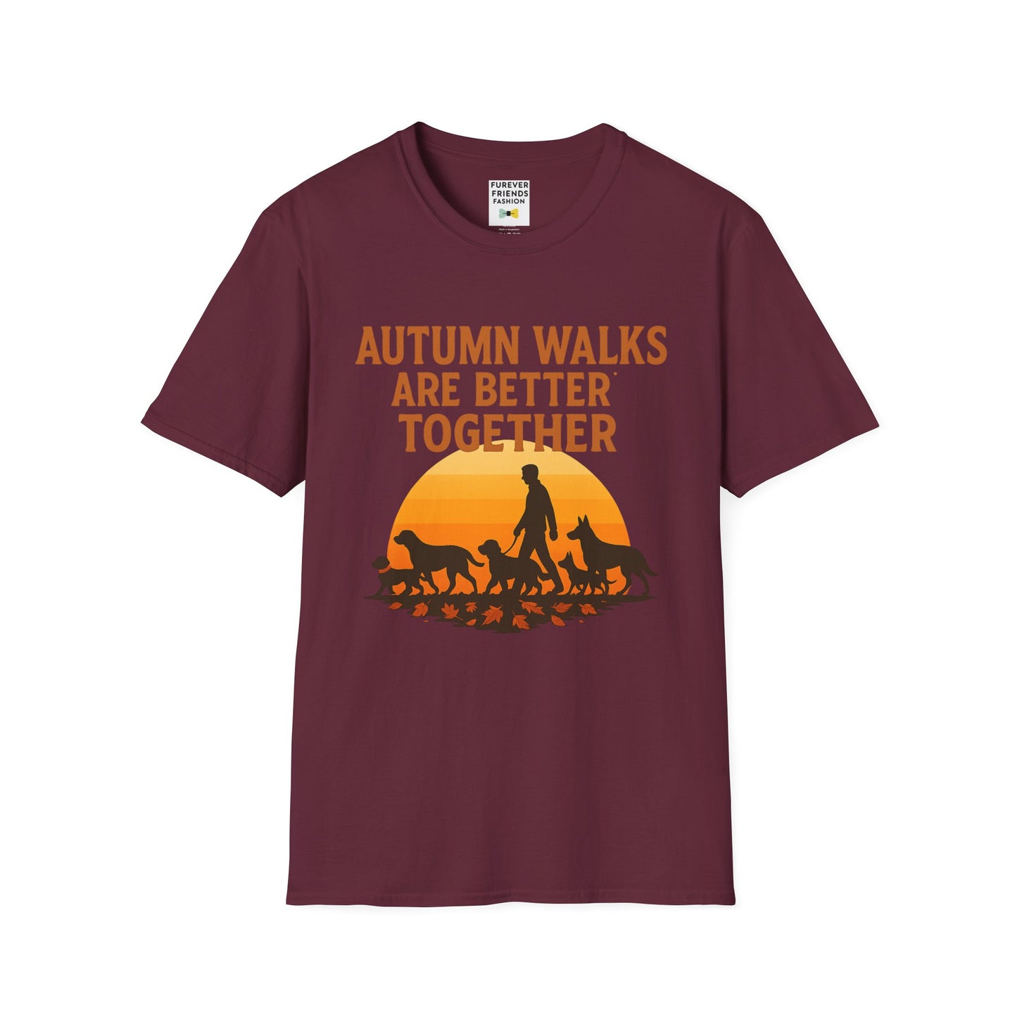 Autumn Walks Unisex T-Shirt, Casual Tee