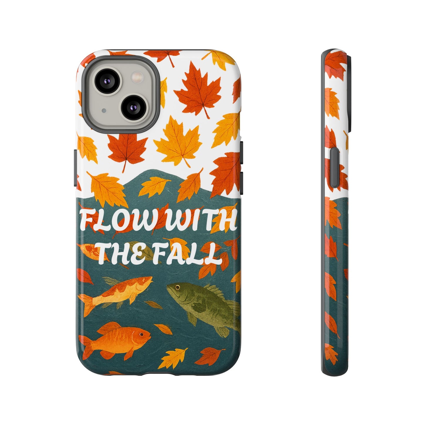 Flow With The Fall Fish Phone Case