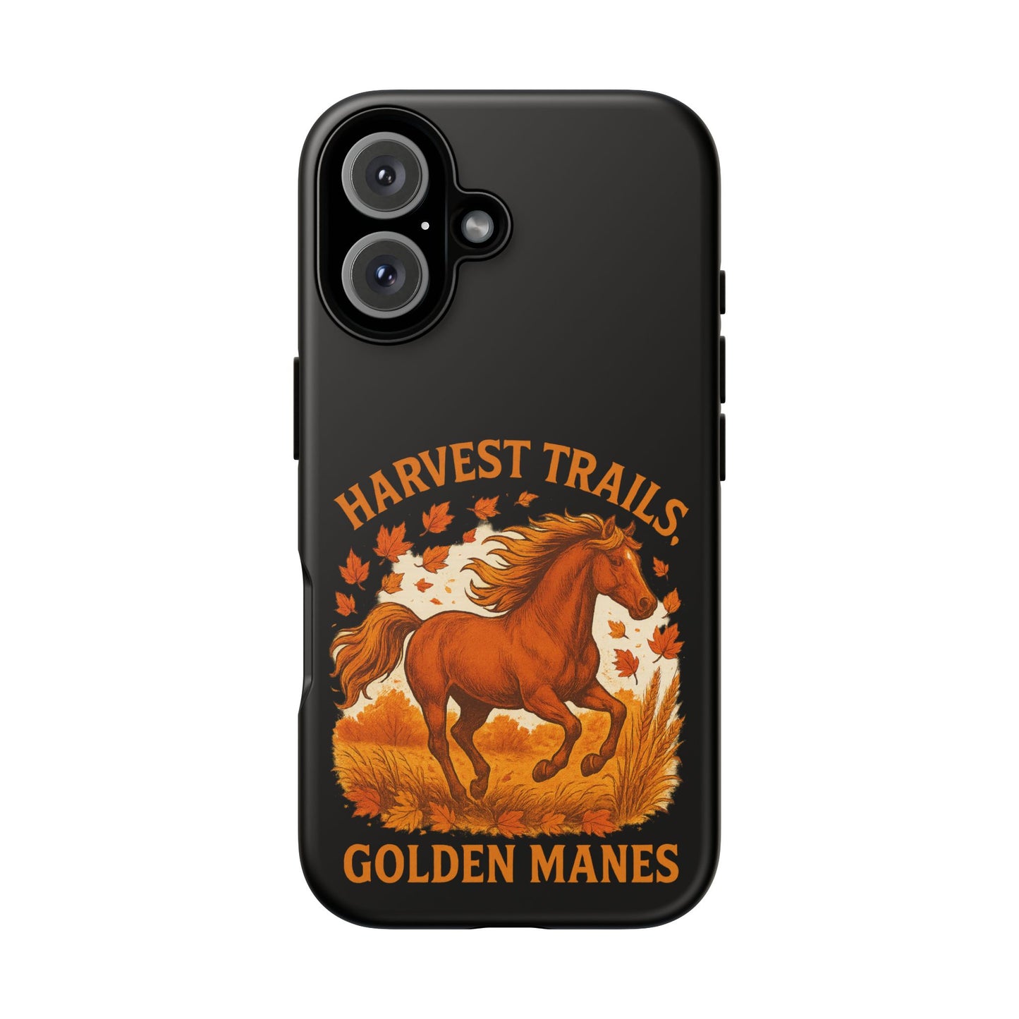 Harvest Trails Golden Manes Autumn Themed Phone Case