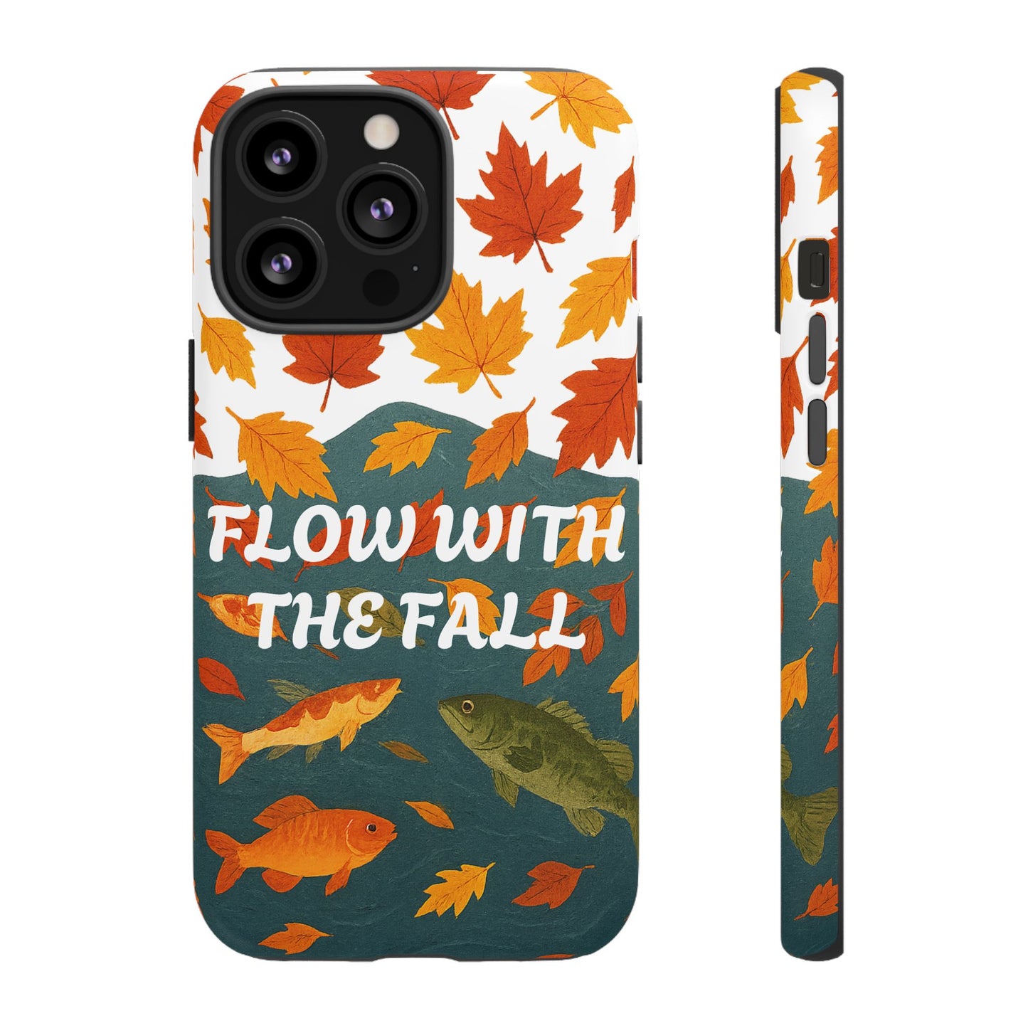 Flow With The Fall Fish Phone Case