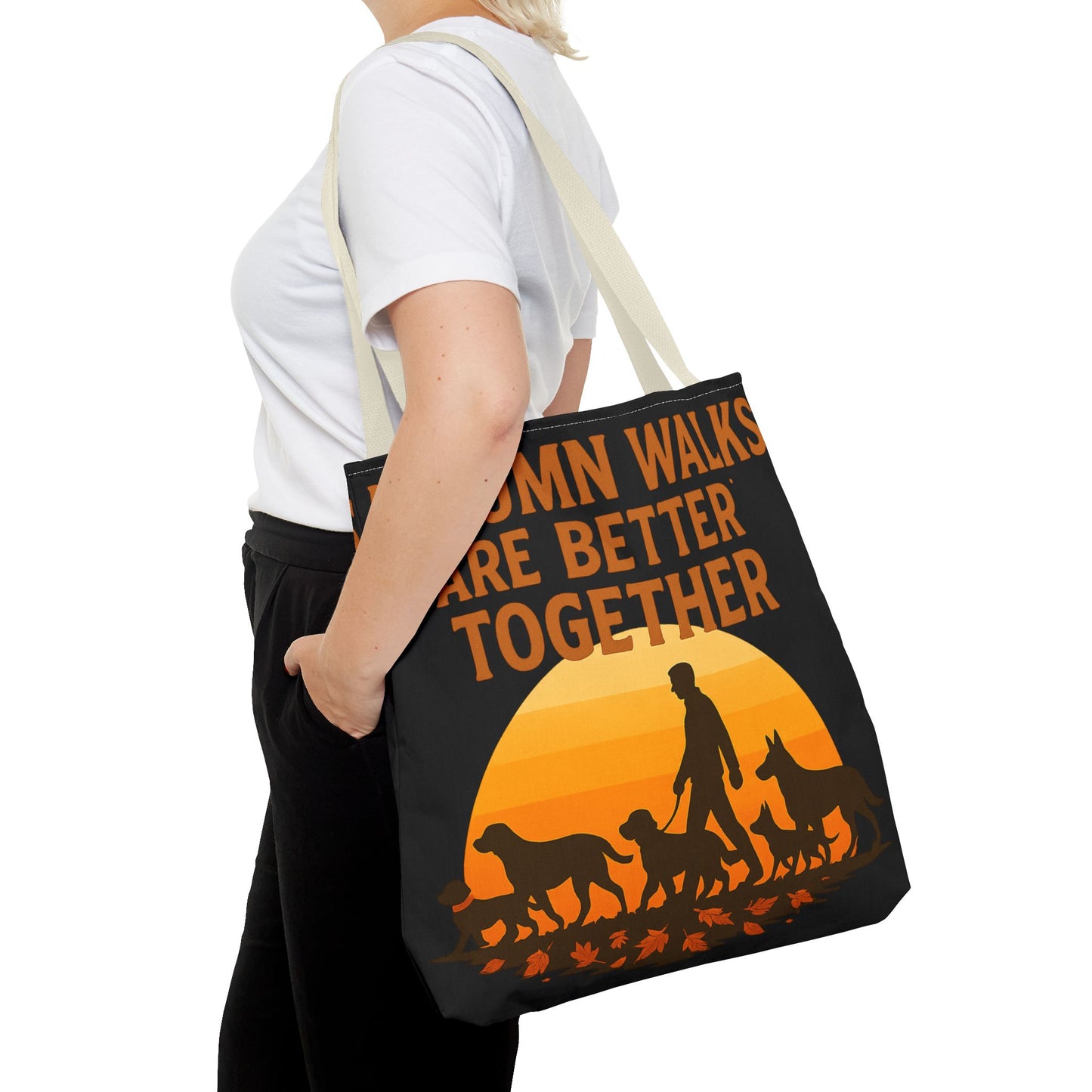 Autumn Walks Are Better Together Tote Bag